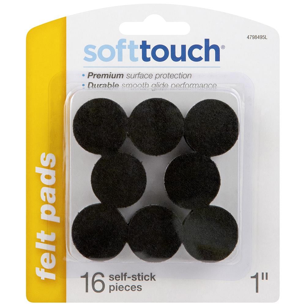 Pkg/1000 Felt 3/4 Diameter Pads With Adhesive Back Cushions And Protects Surfaces 