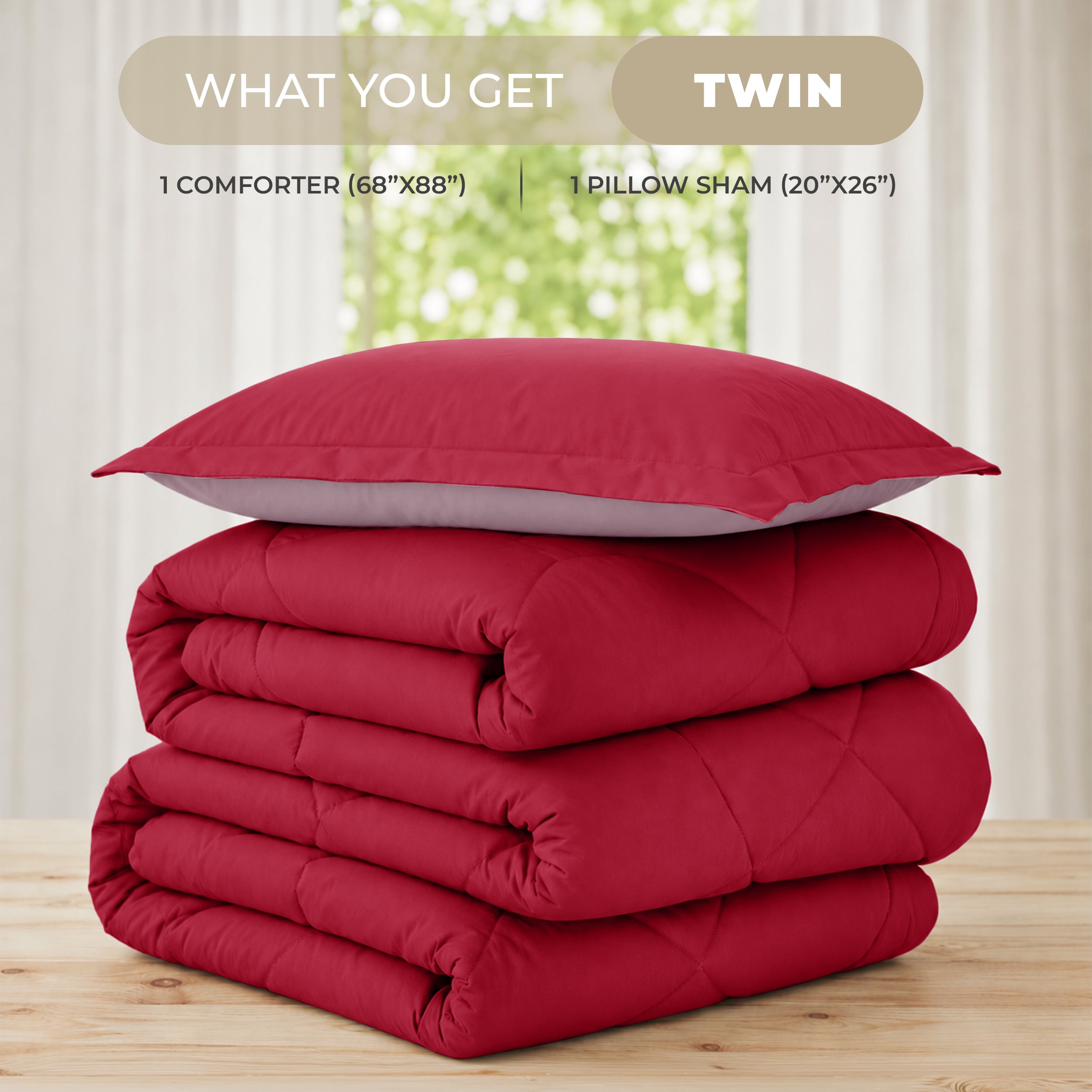Lux Decor Collection CMF 3PC T SD BRY PN Comforters-And-Bedspreads - View #6