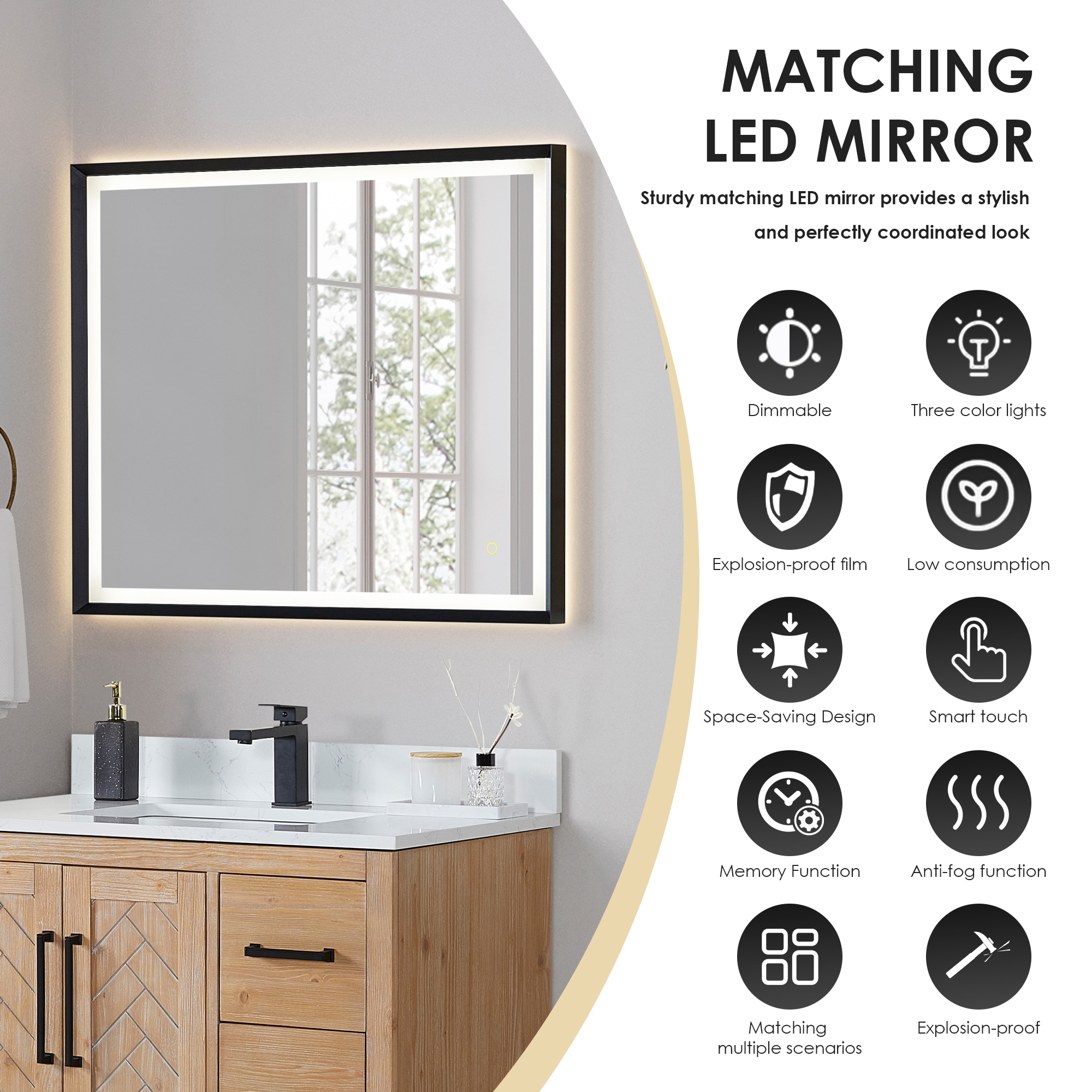 Altair 565036-LB-GW Bath-Vanity-Combo - View #5