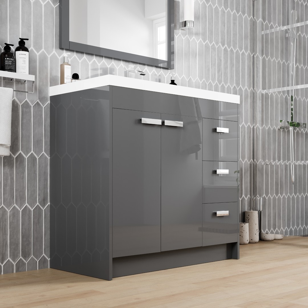 Eviva EVVN900-8-36GR Bath-Vanity-Combo - View #2