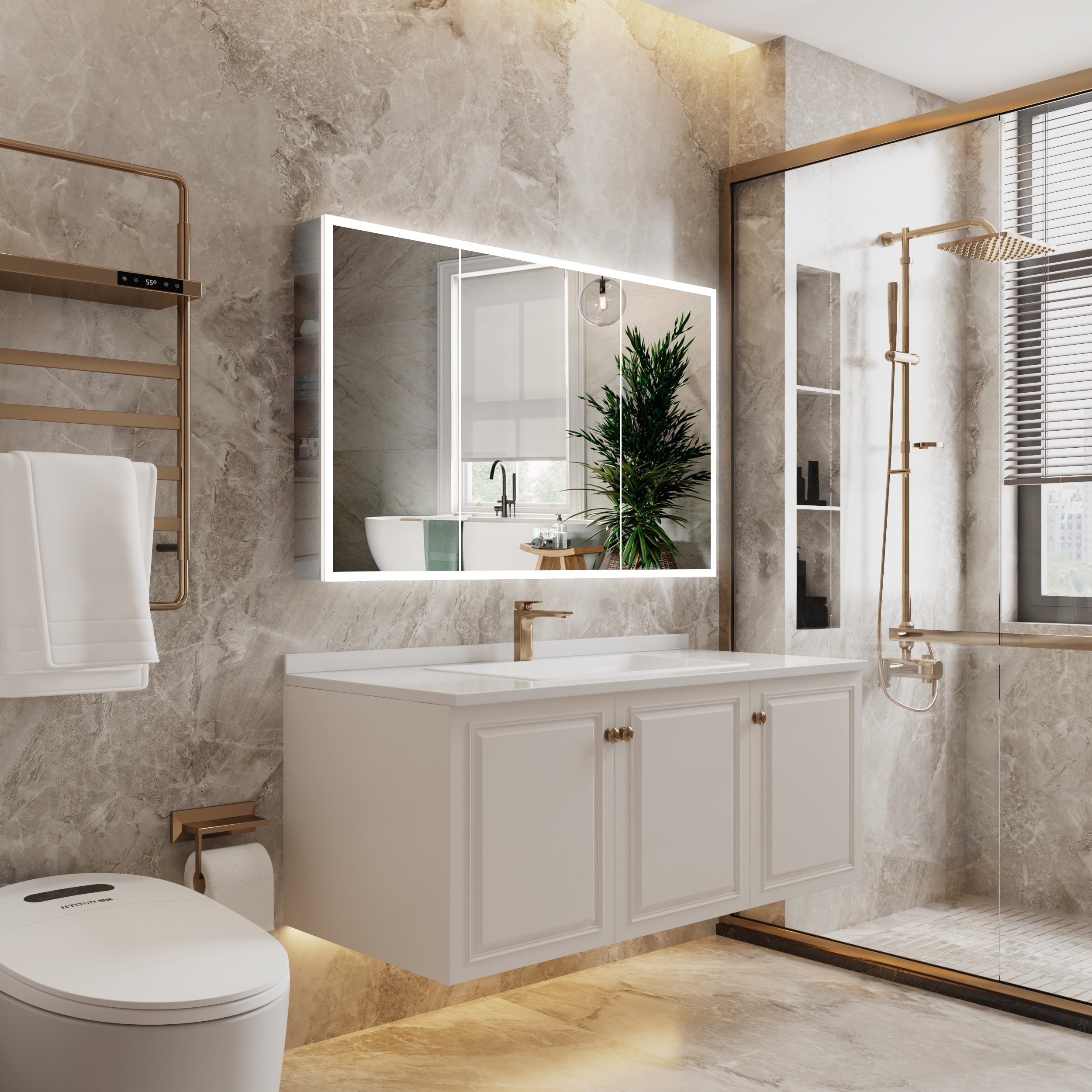 Forclover MEAM-EL4830 Bathroom-Medicine-Cabinets - View #14