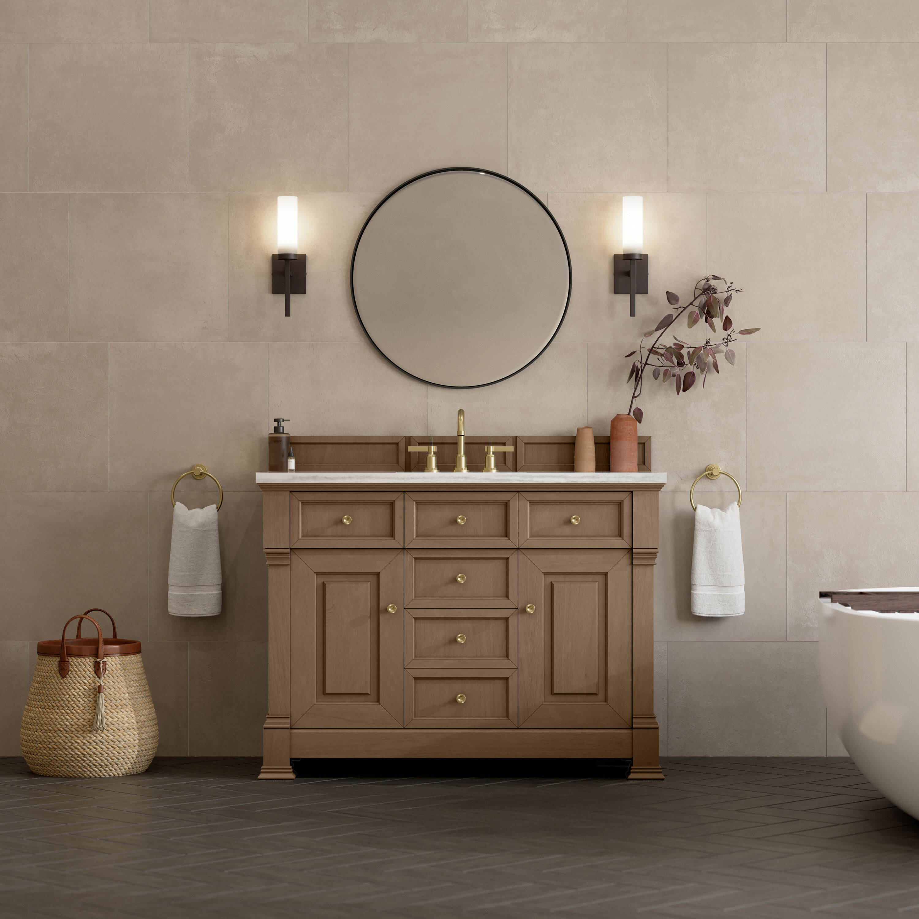 James Martin Vanities 547-V48-PCN-3AF Bath-Vanity-Combo - View #3