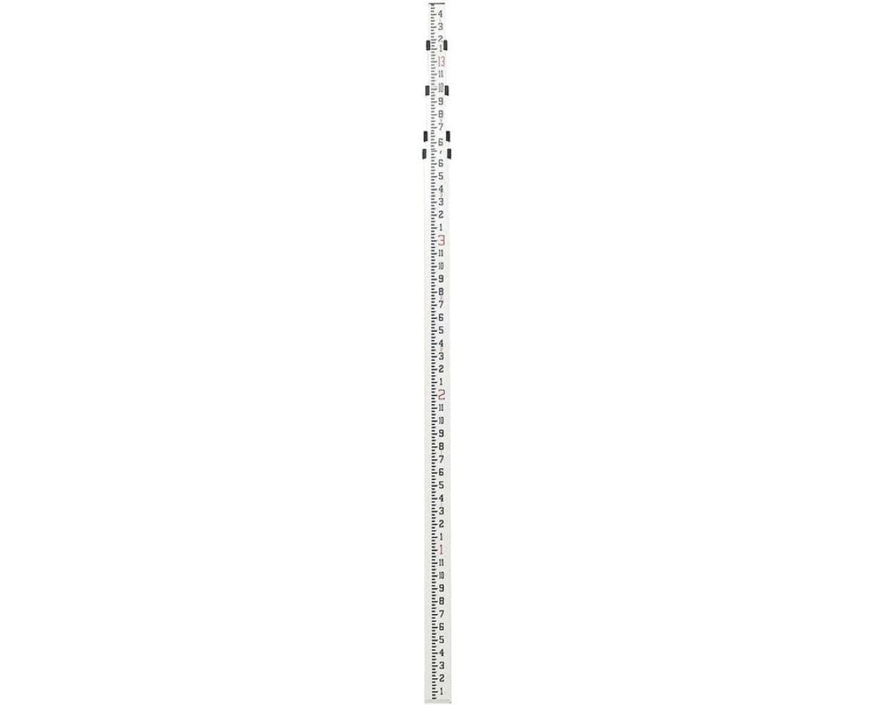 Spectra Precision 156834  GR153 Telescopic 5 Section Rugged Aluminum Grade Rod Metric 4.7 m Length
