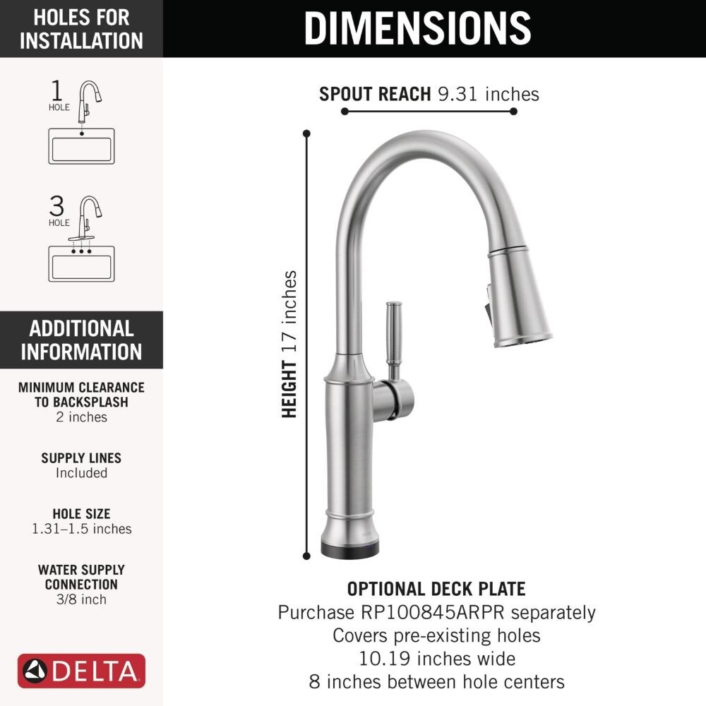 Delta 9184TL-AR-PR-DST Kitchen-Faucets - View #7