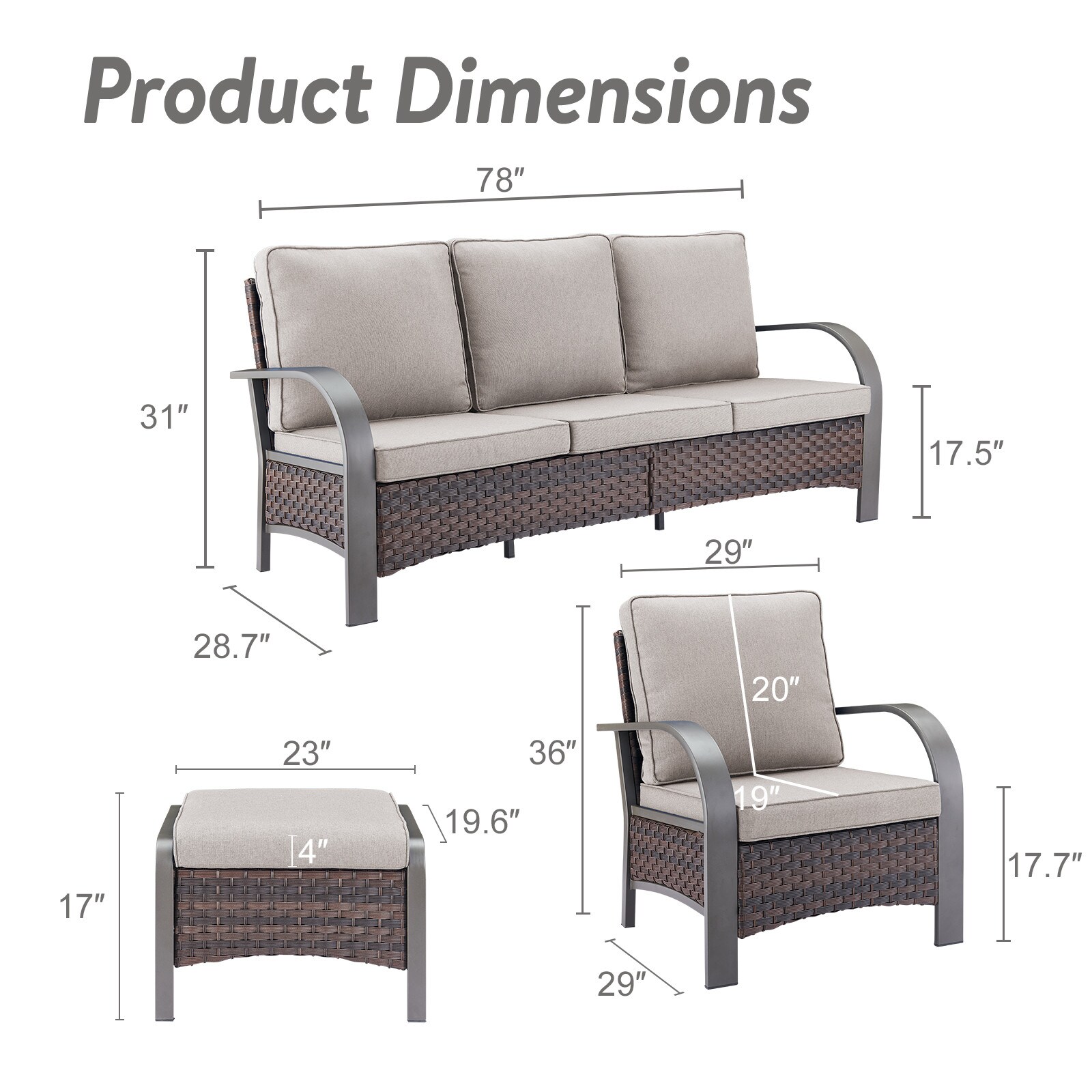 Rilyson FSTZB131140-2 Patio-Conversation-Sets - View #9