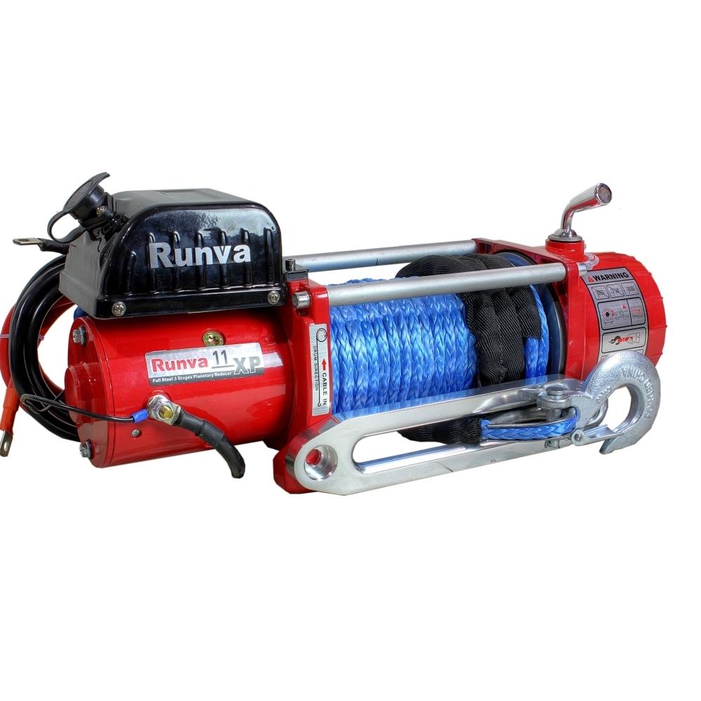  DTLK109 DK2 11XP-S 11000 lbs Runva Wireless Off-Road 12V Recovery Electric W-in Kit with Synthetic with Wireless Remote
