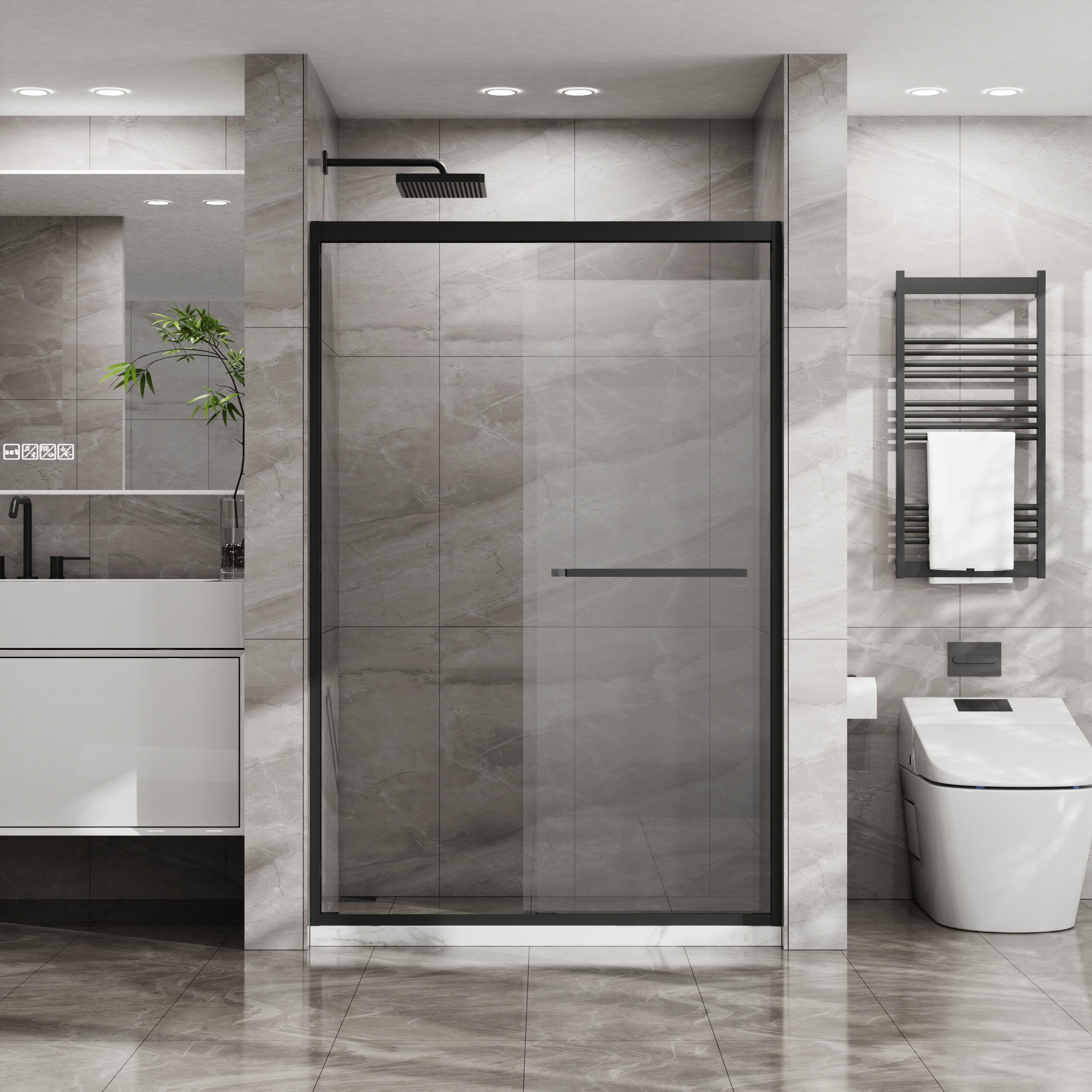 WELLFOR DTG-BAS137BG Shower-Doors - View #3