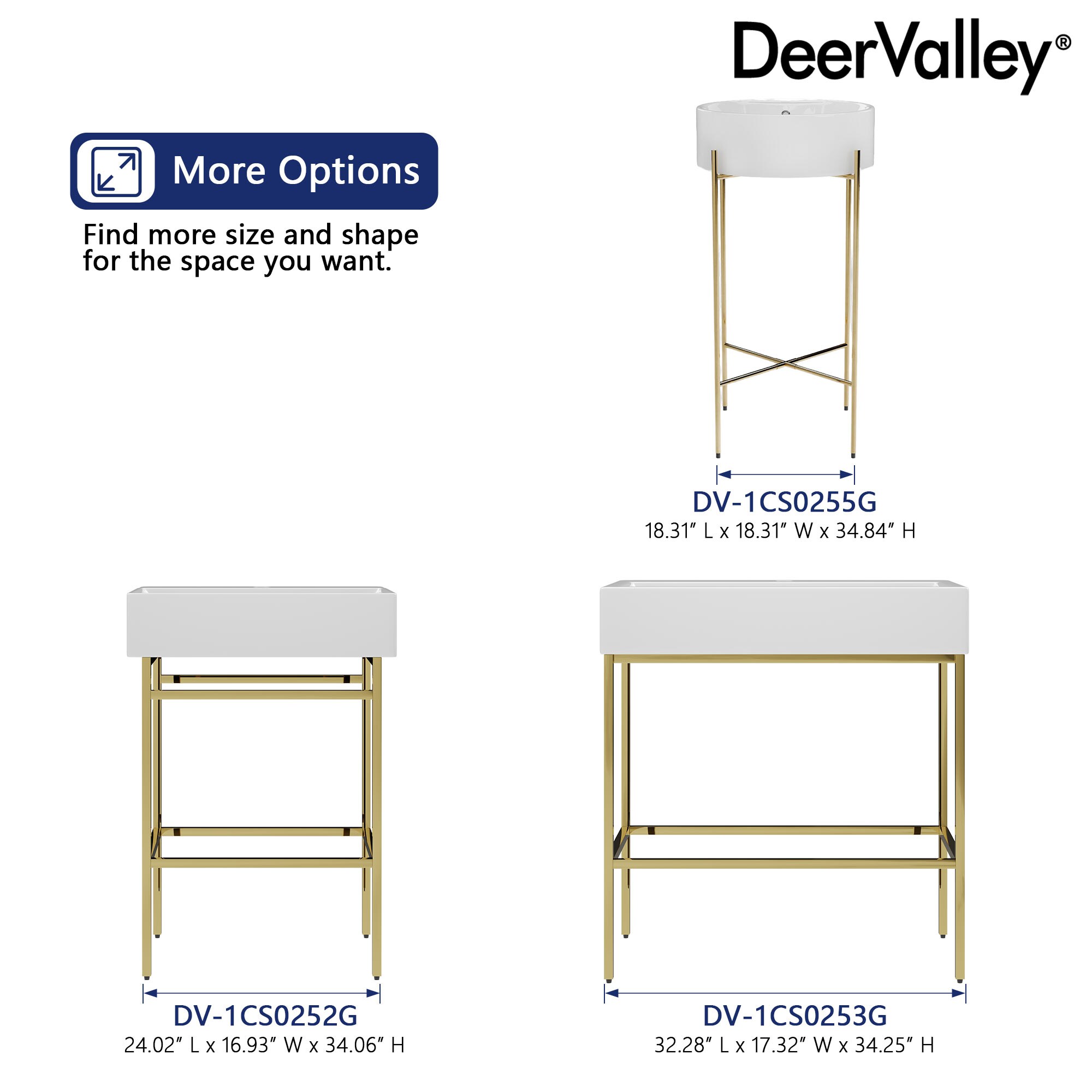 DeerValley DV-1CS0252G Bath-Sink - View #8