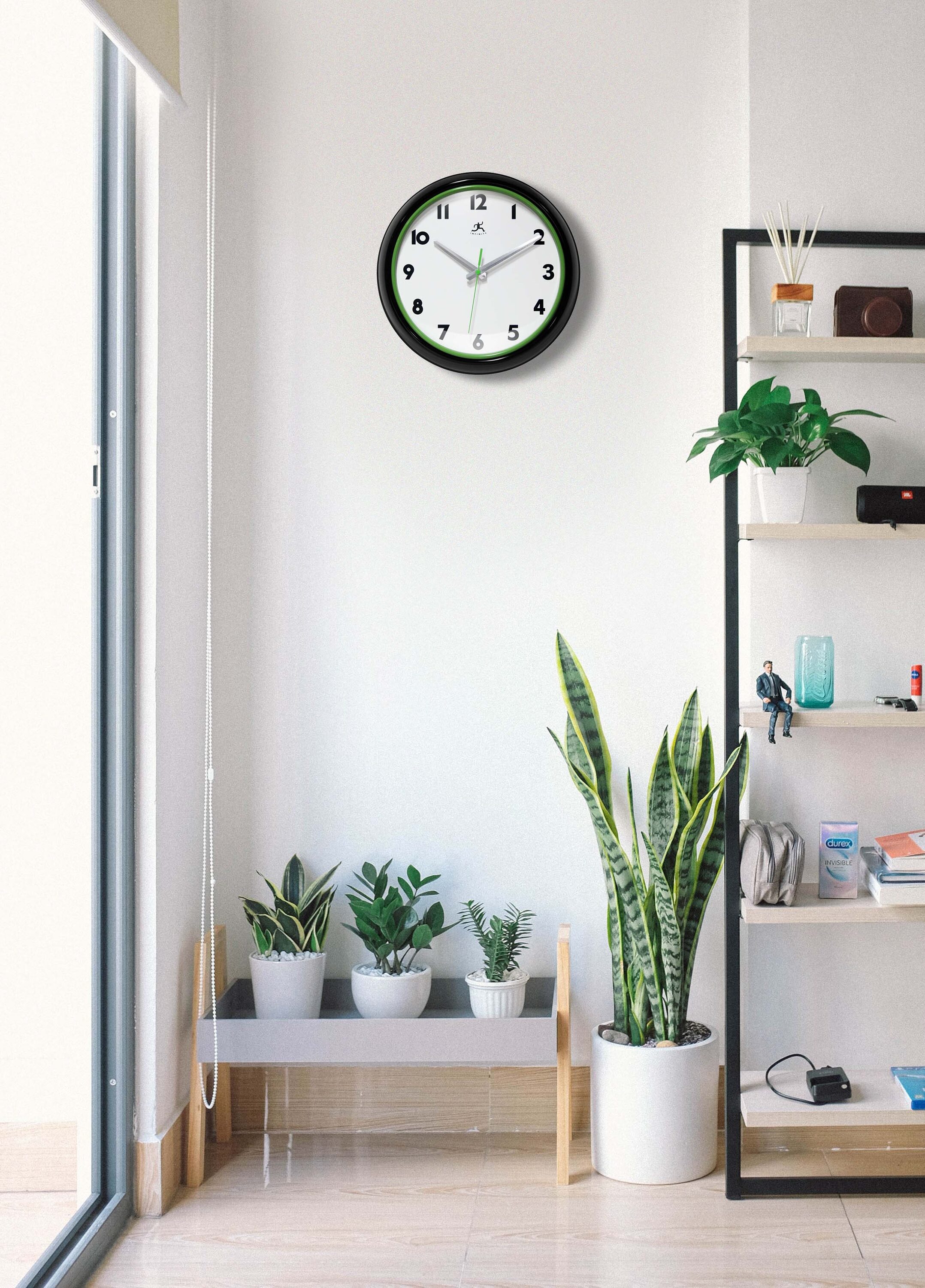 Infinity Instruments 14917BK-G3140 Indoor-Outdoor-Clocks - View #7