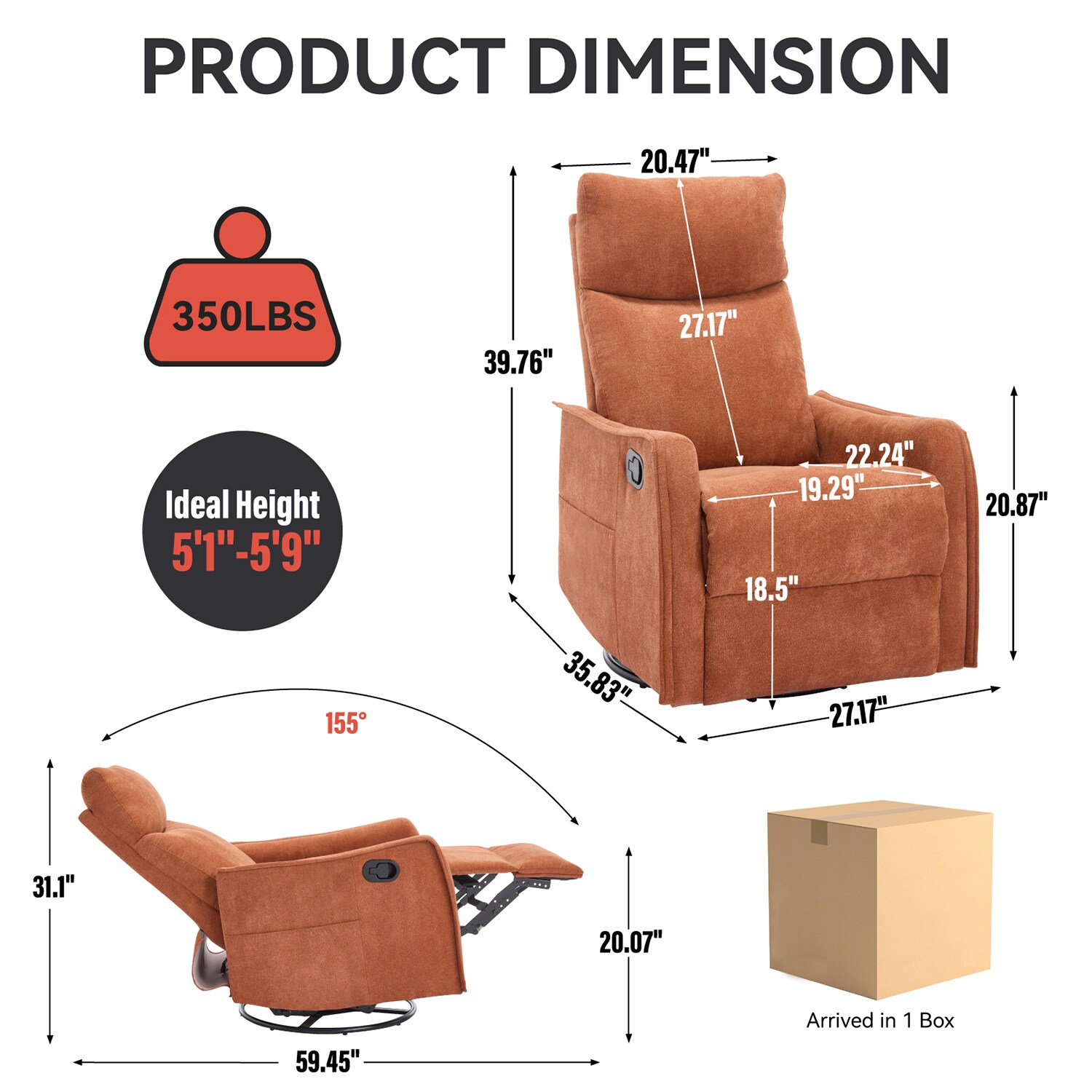 GZMR GZ-W2228 recliners - View #10