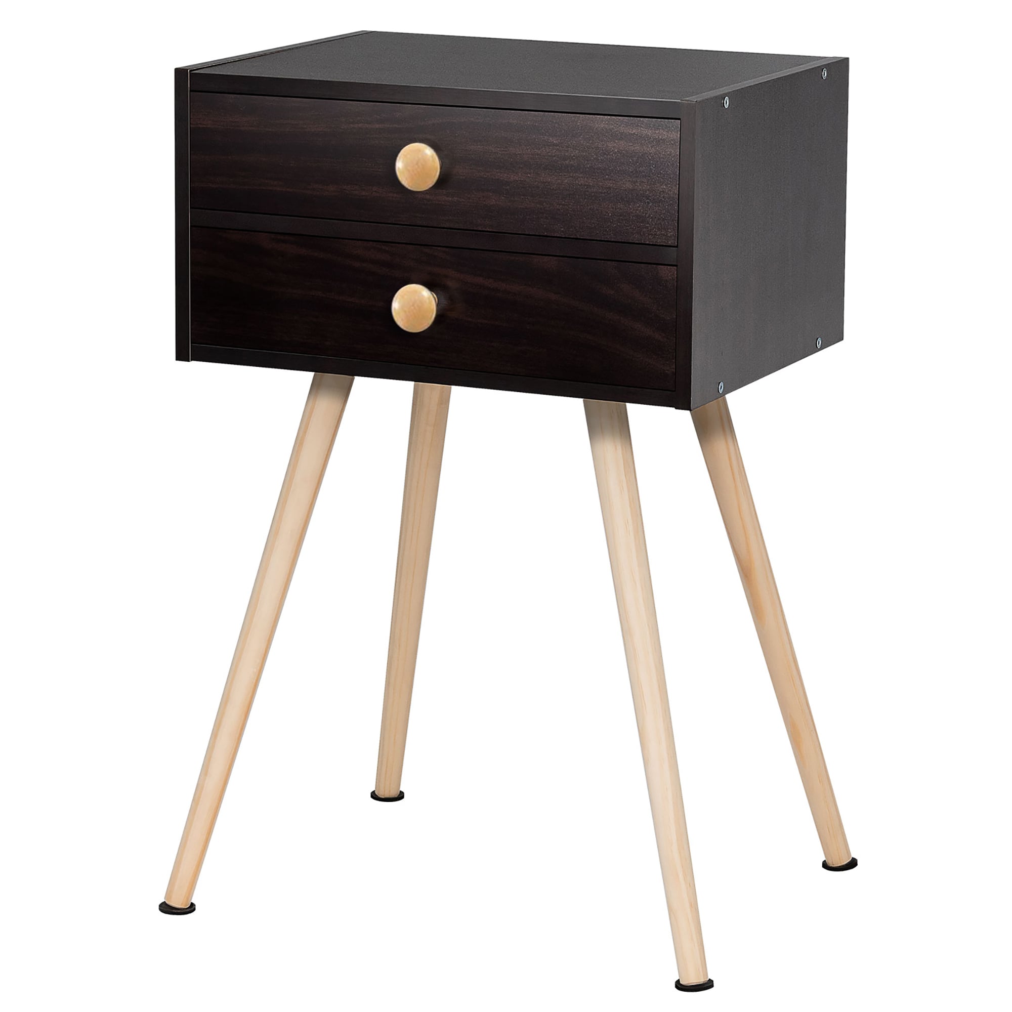 Costway SXL00084 Espresso Fir Nightstand