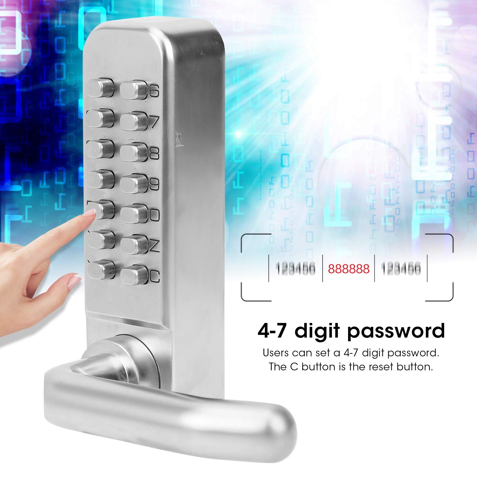 ITOPFOX LIT0814I048 Electronic-Door-Locks - View #5