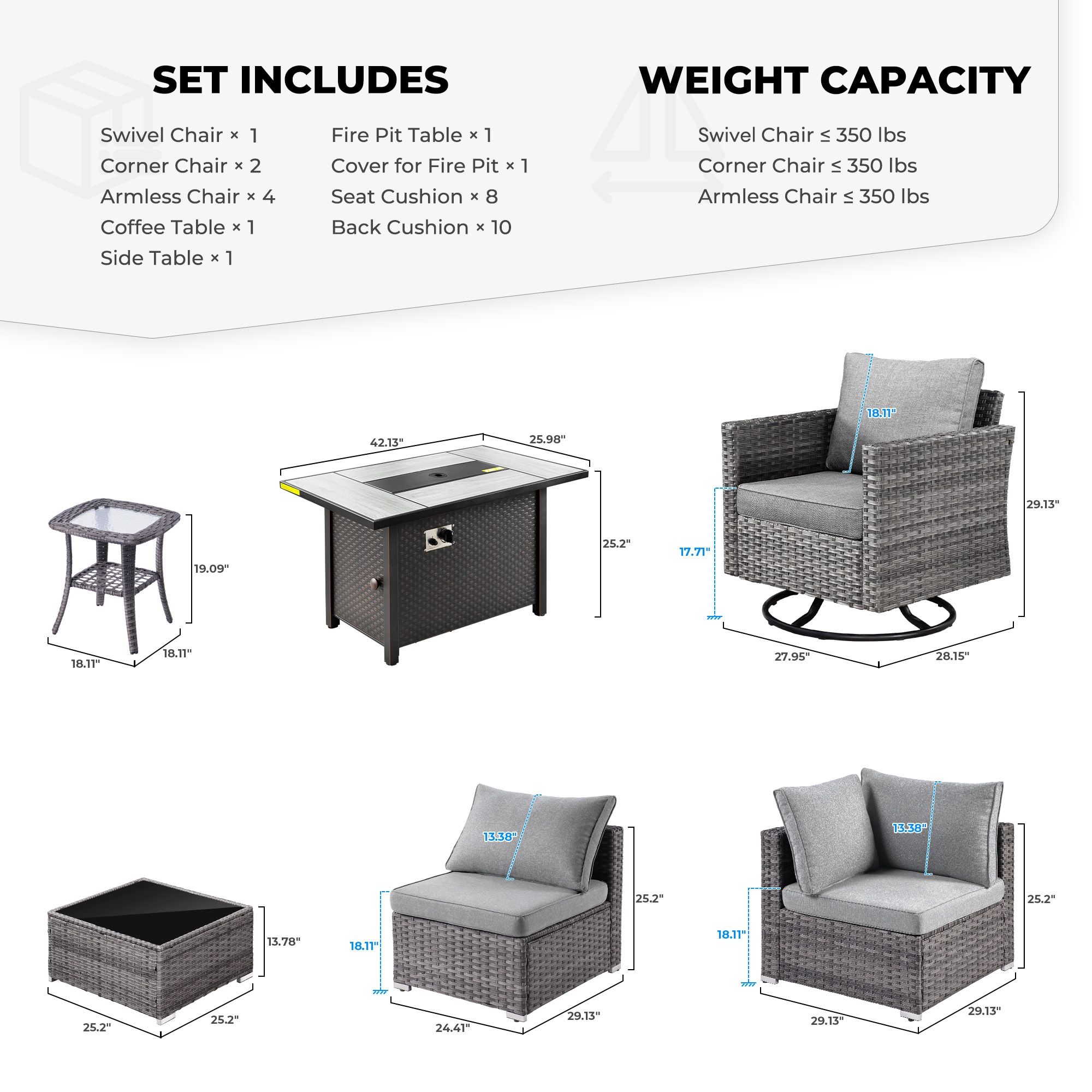 weaxty DCFP03RRS2010 Patio-Sofas-Daybeds - View #8