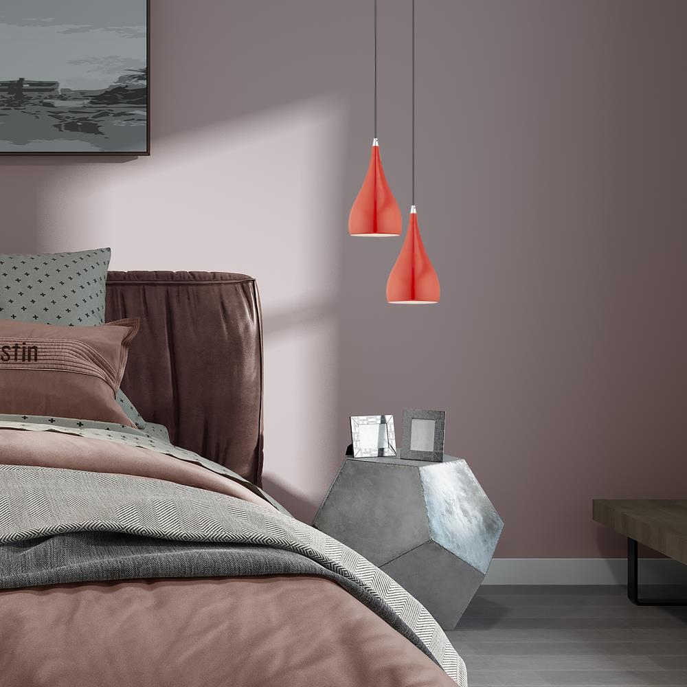 Elegant Spades Steel Pendant Light in Various Finishes