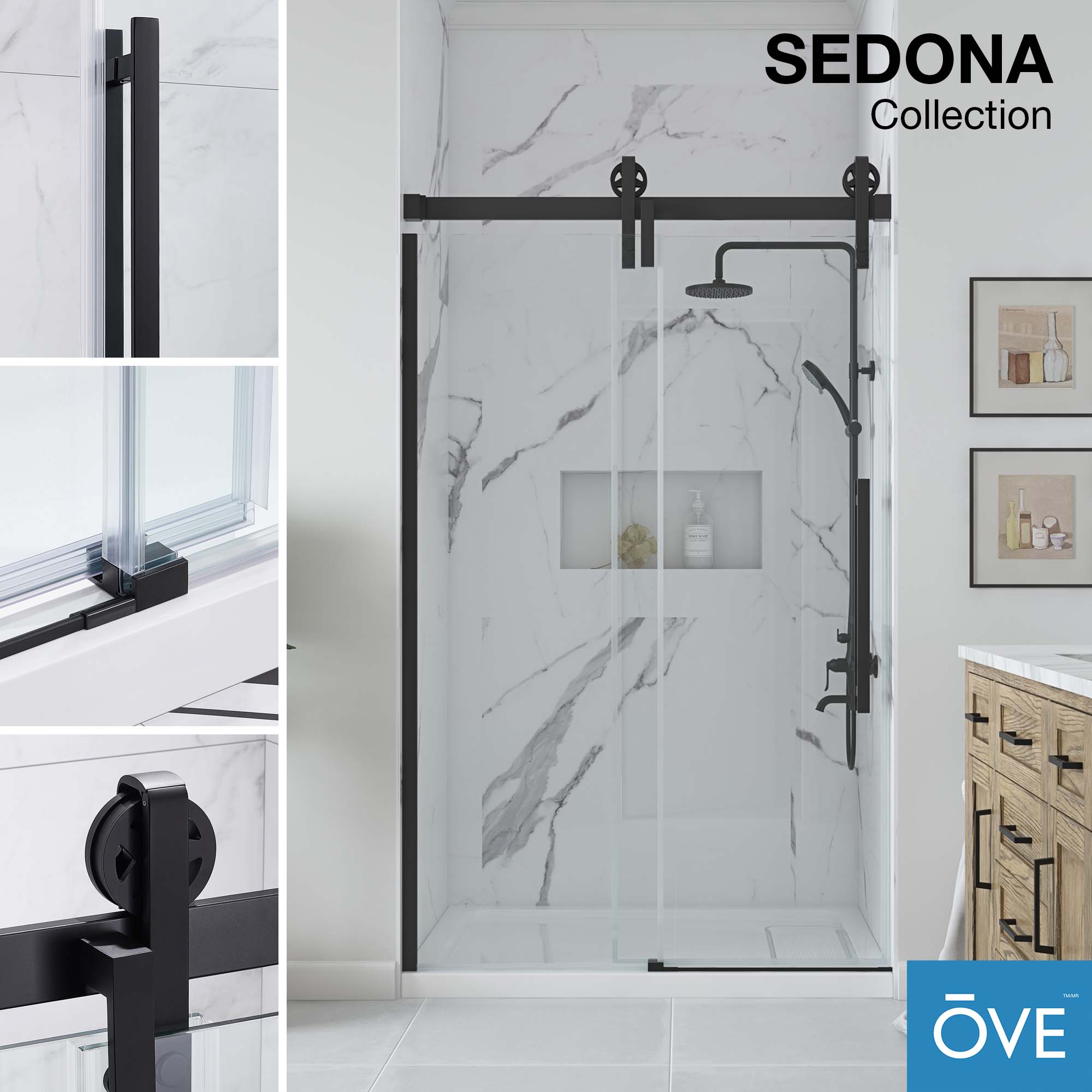 OVE Decors 15SGP-SEDO48-BLK Shower-Doors - View #12