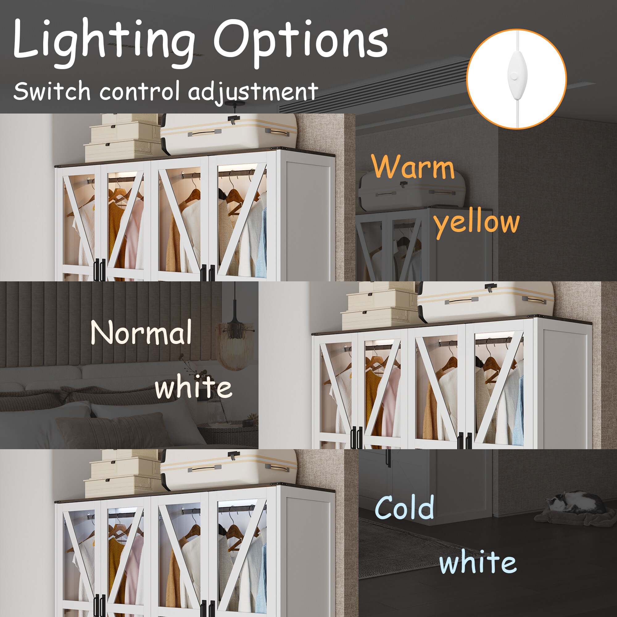 Homsee V-KF460098-01-AB armoires - View #6