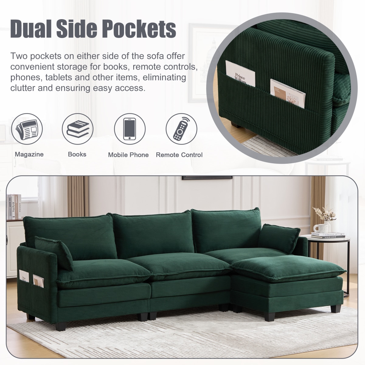 Streamdale Furniture W1568S00257 Sofas-Loveseats - View #3
