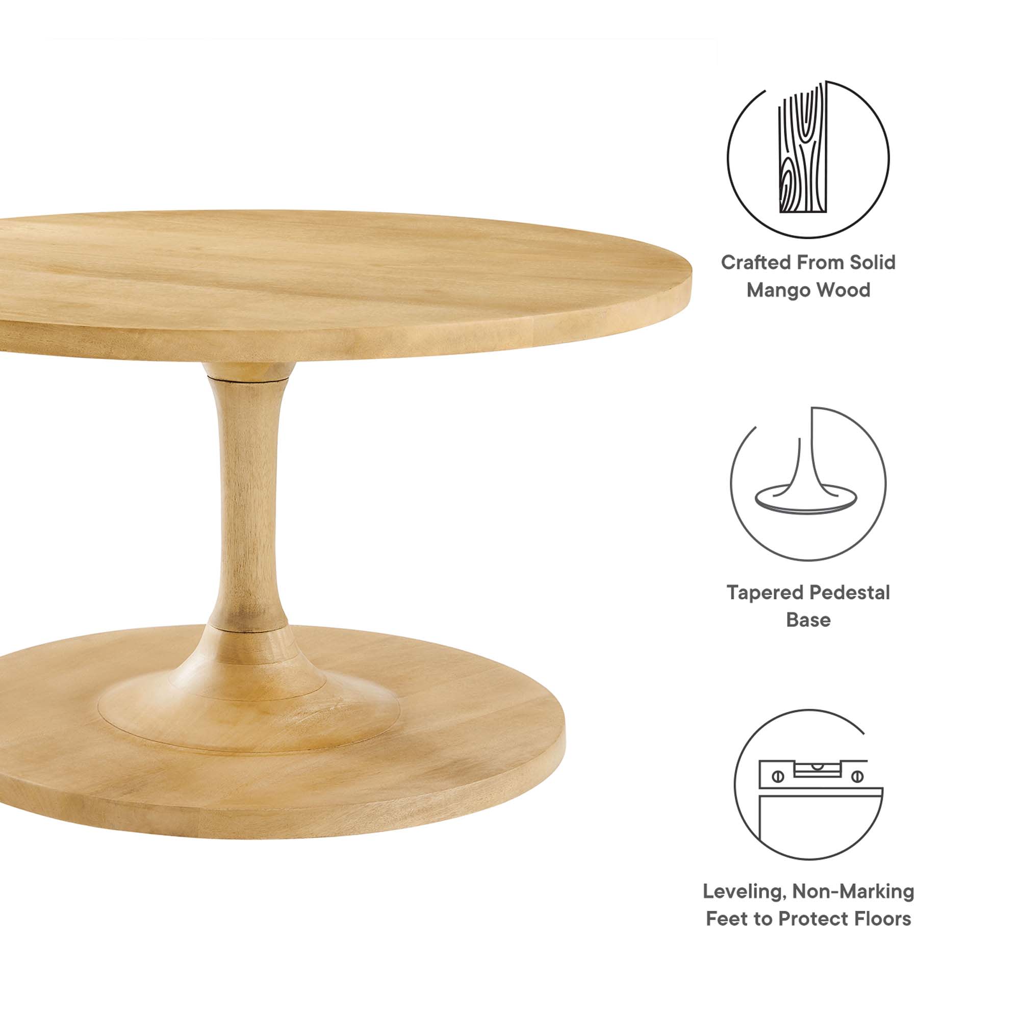 Modway EEI-6574-OAK Coffee-Tables - View #2