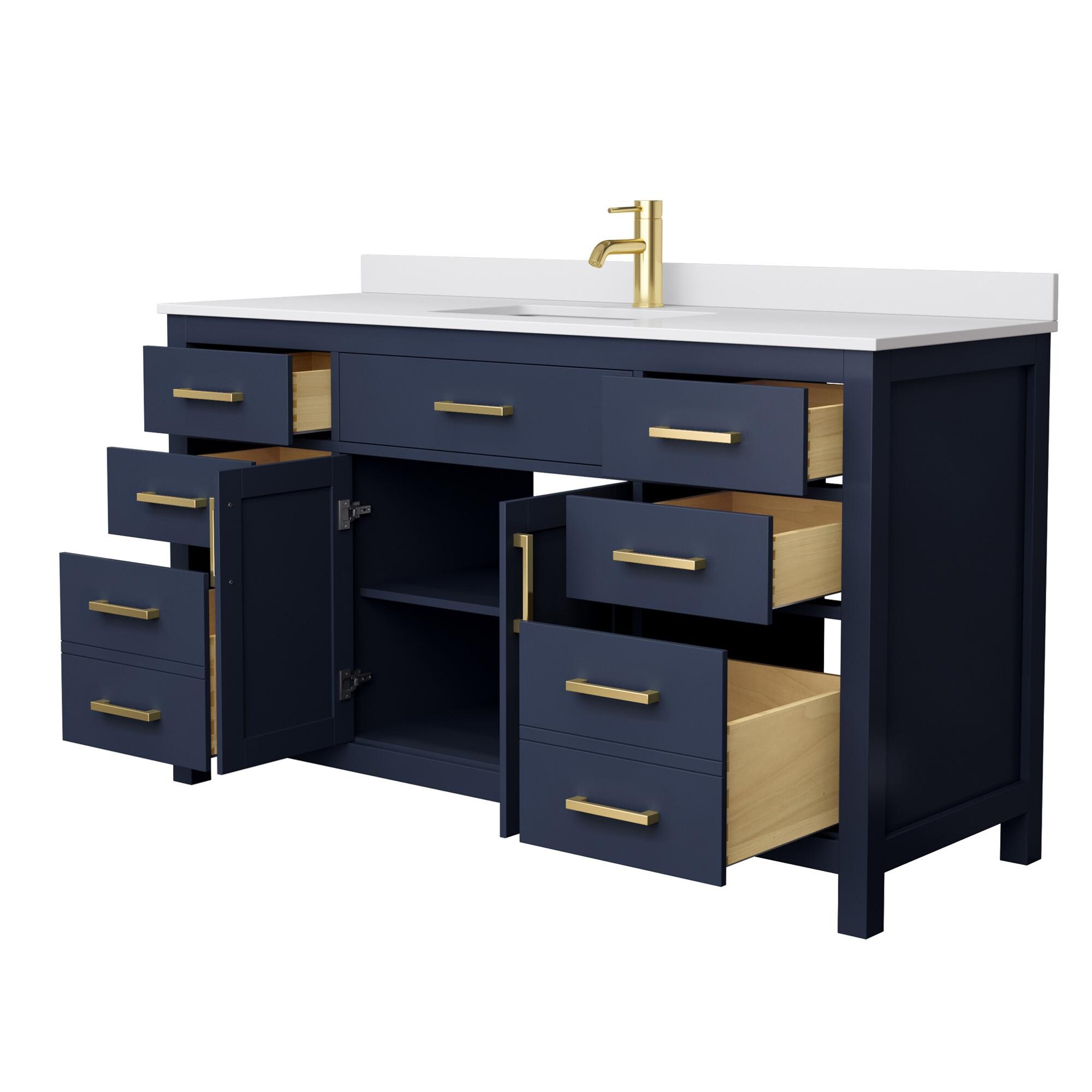 Wyndham Collection WCG242460SBLWCUNSMXX Bath-Vanity-Combo - View #3