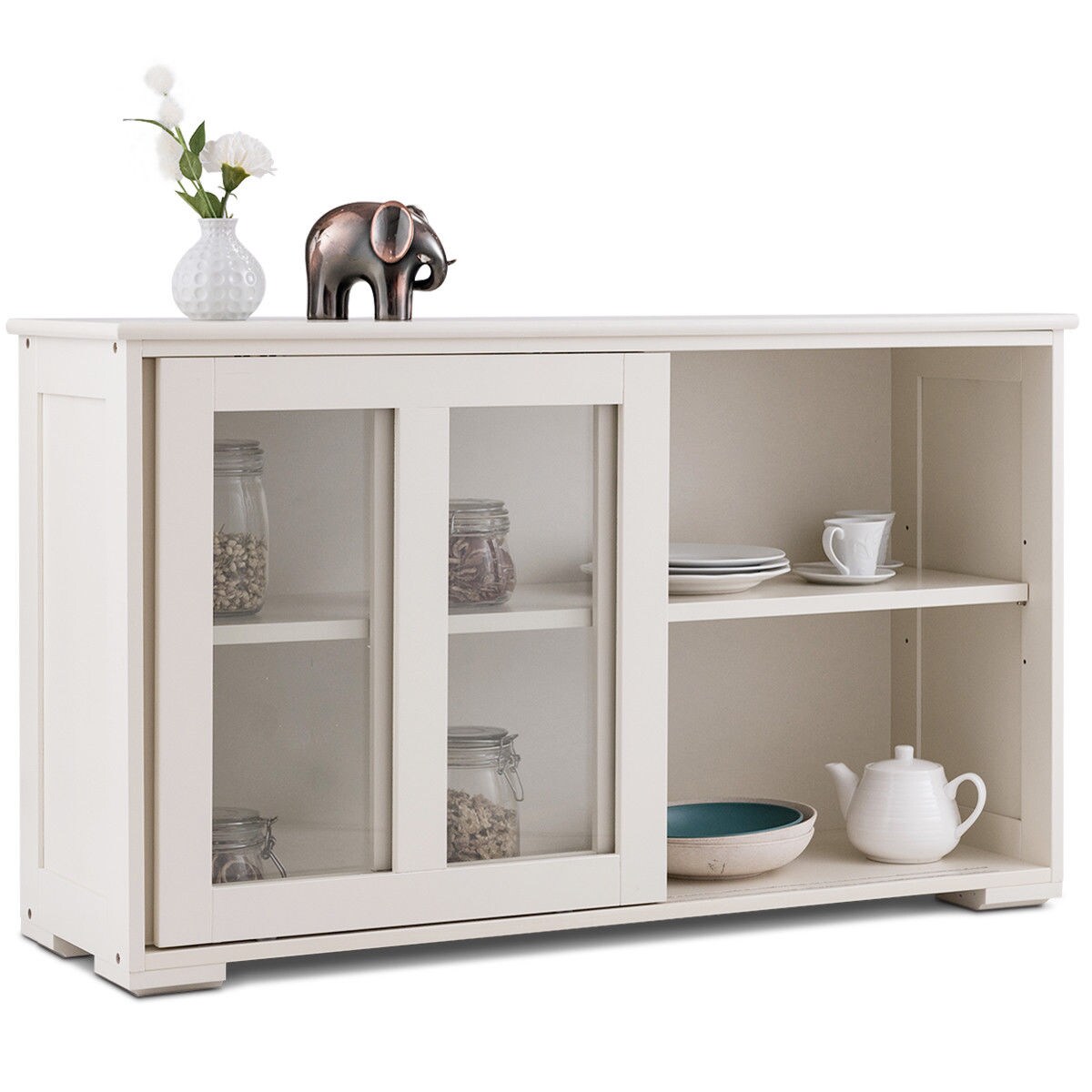 Goplus HW53867WH Dining-Kitchen-Storarge - View #11