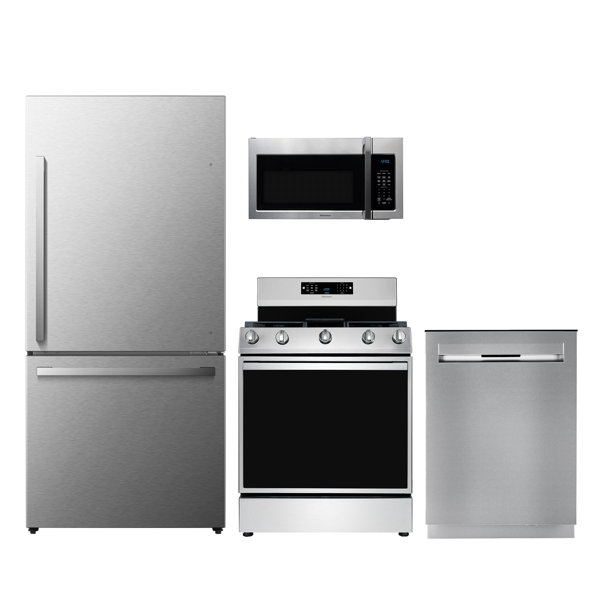 Shop Hisense 17.2-cu ft Bottom-Freezer Refrigerator, Gas Freestanding ...