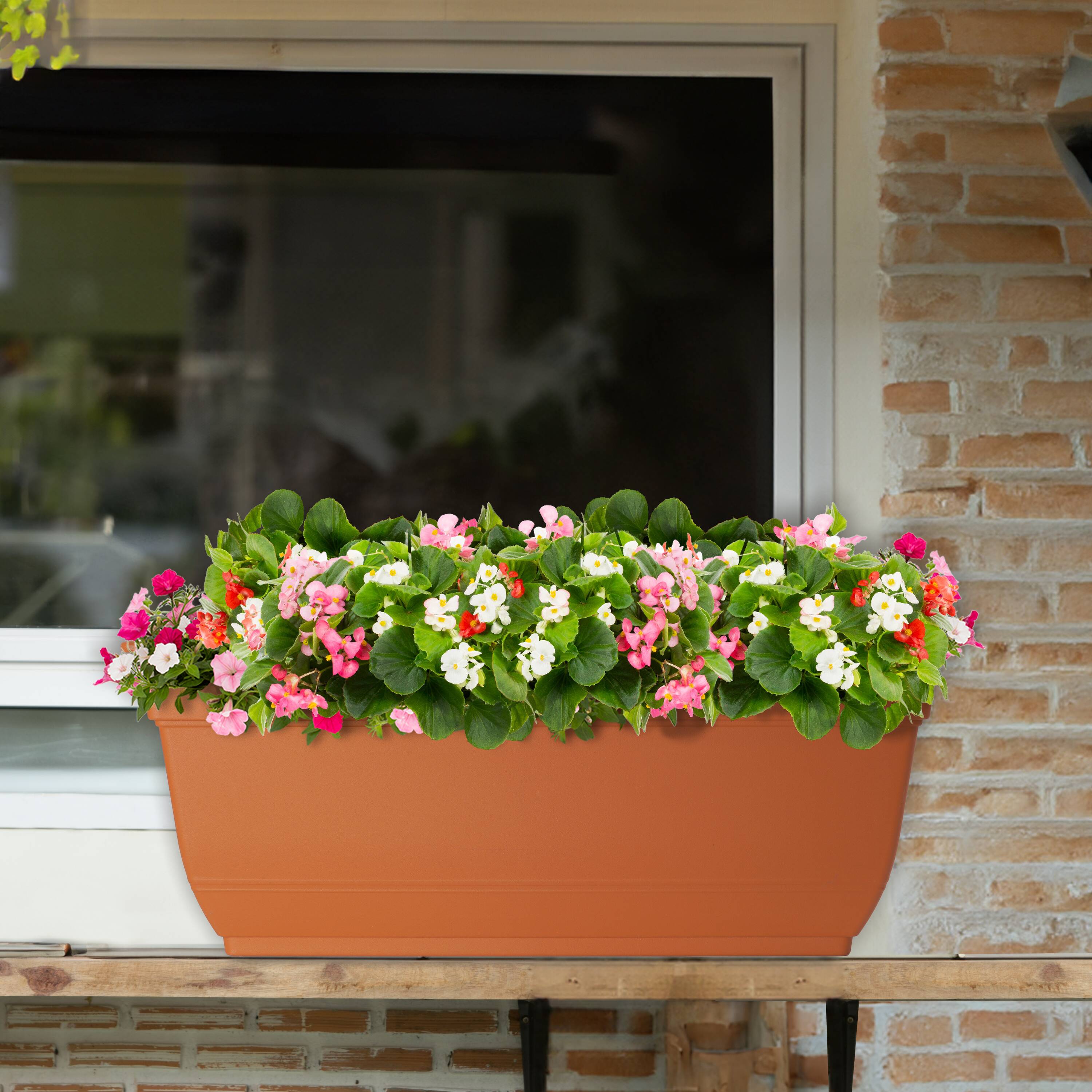 Style Selections WB2132H-CLAY Planter-Window-Box - View #4