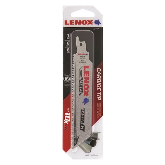 LENOX LNX CT 9-in 8TPI Reciprocating BLD 3-CT LENOX LNX CT 9-in 8TPI Reciprocating BLD 3-CT