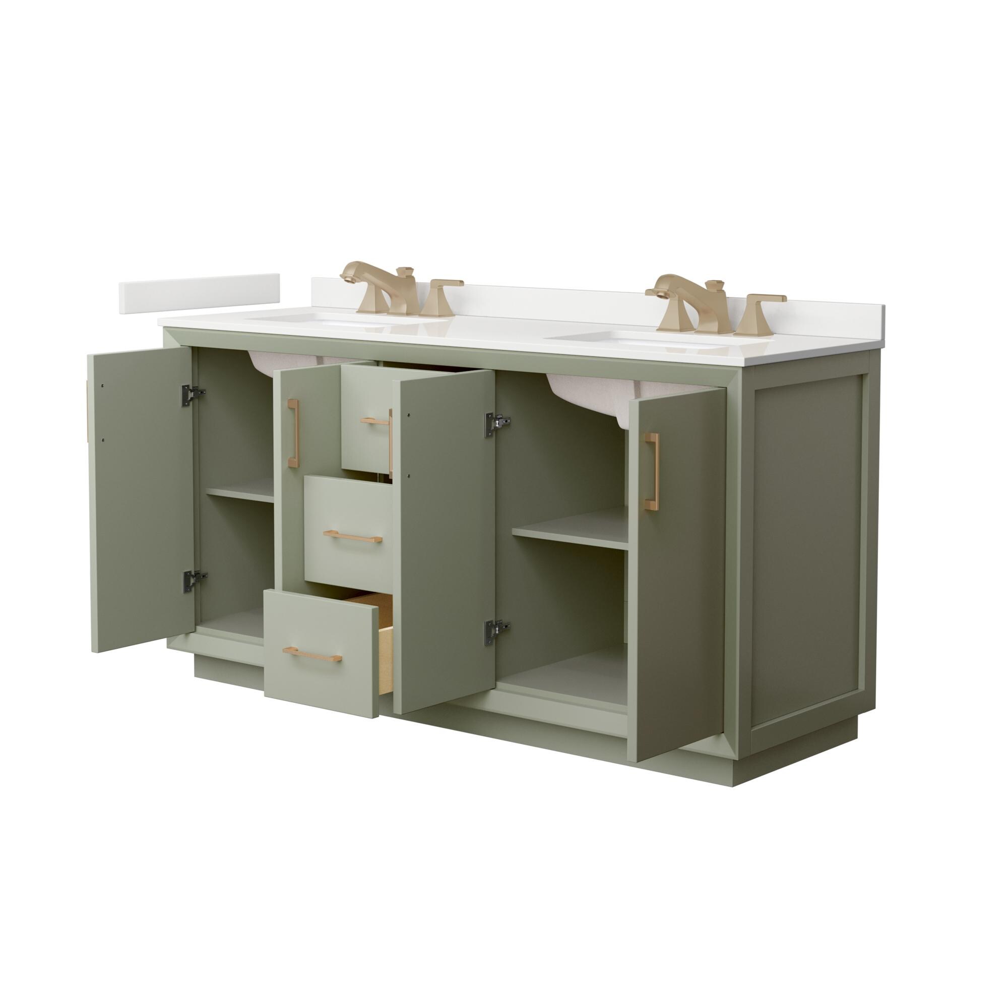 Wyndham Collection WCF414166DLZWQUS3MXX Bath-Vanity-Combo - View #2
