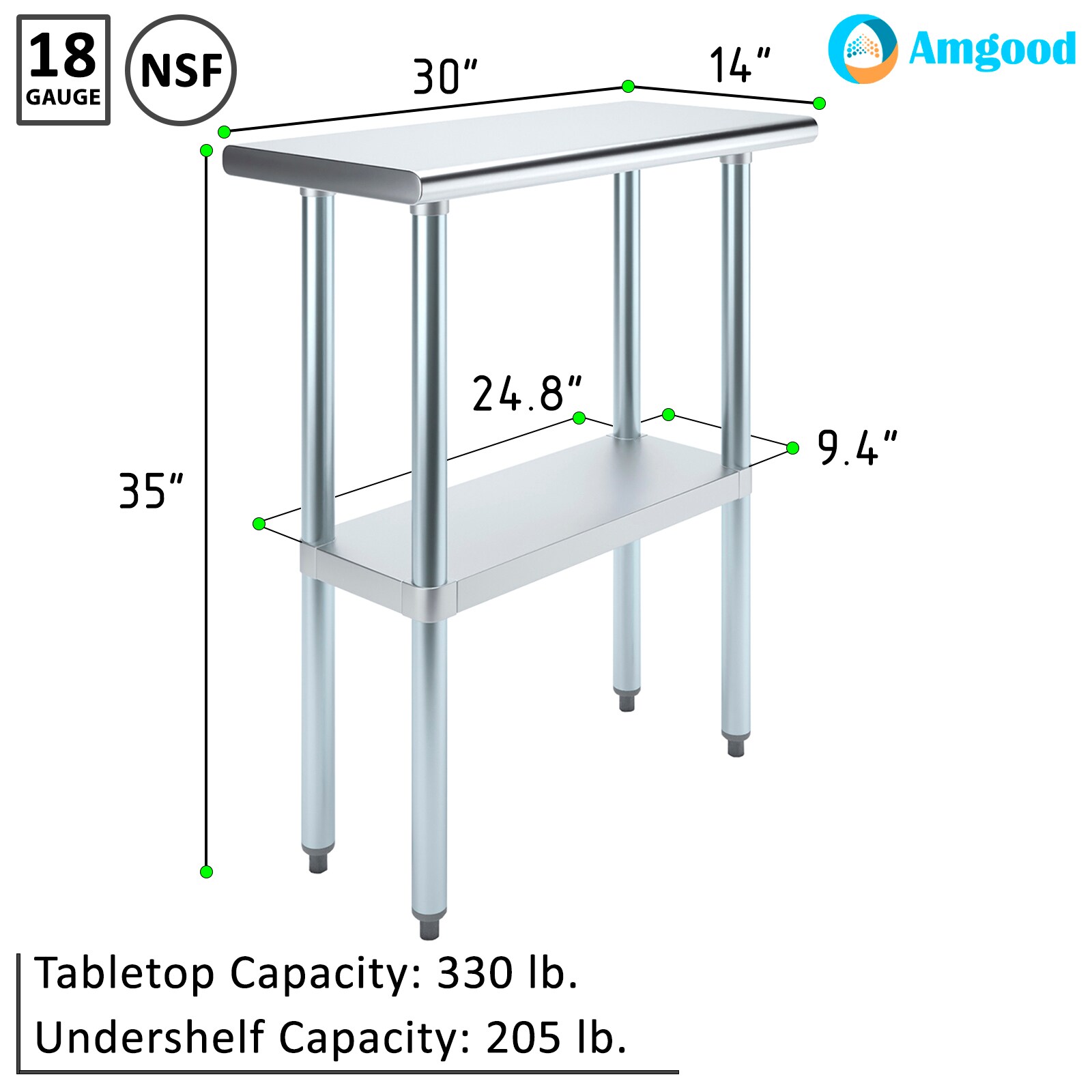Amgood LWT-1430 Kitchen-Furniture - View #3