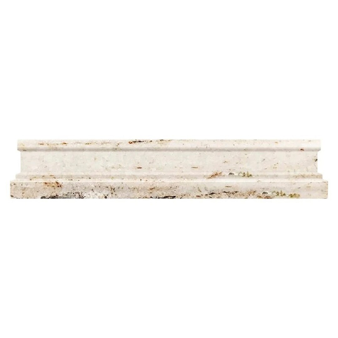 Apollo Tile 10-Pack Light Beige 2-in x 12-in Marble Chair Rail Tile (1.667-sq. ft/ Carton)