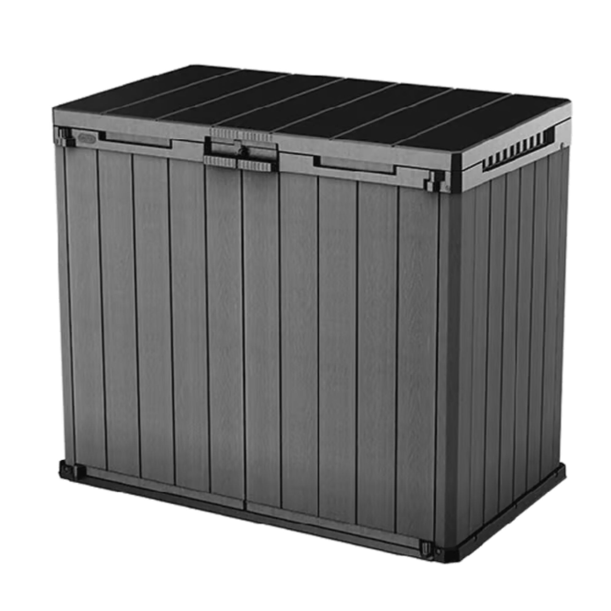 Keter KET-261350 Outdoor Storage Shed Durable Resin Compact Store-It-Out Darwin Grey