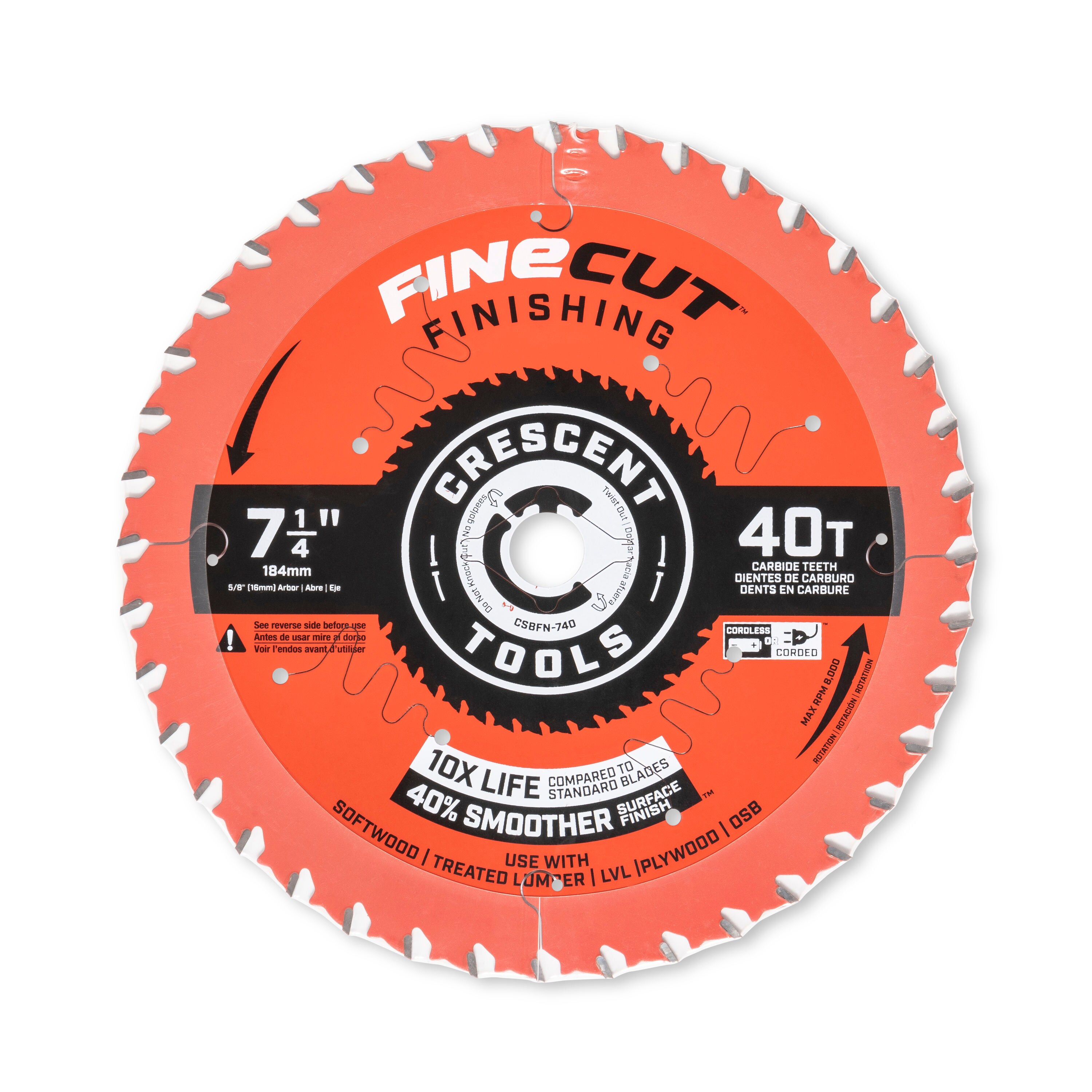 Crescent CSBFN-740 Circular-Saw-Blades - View #5