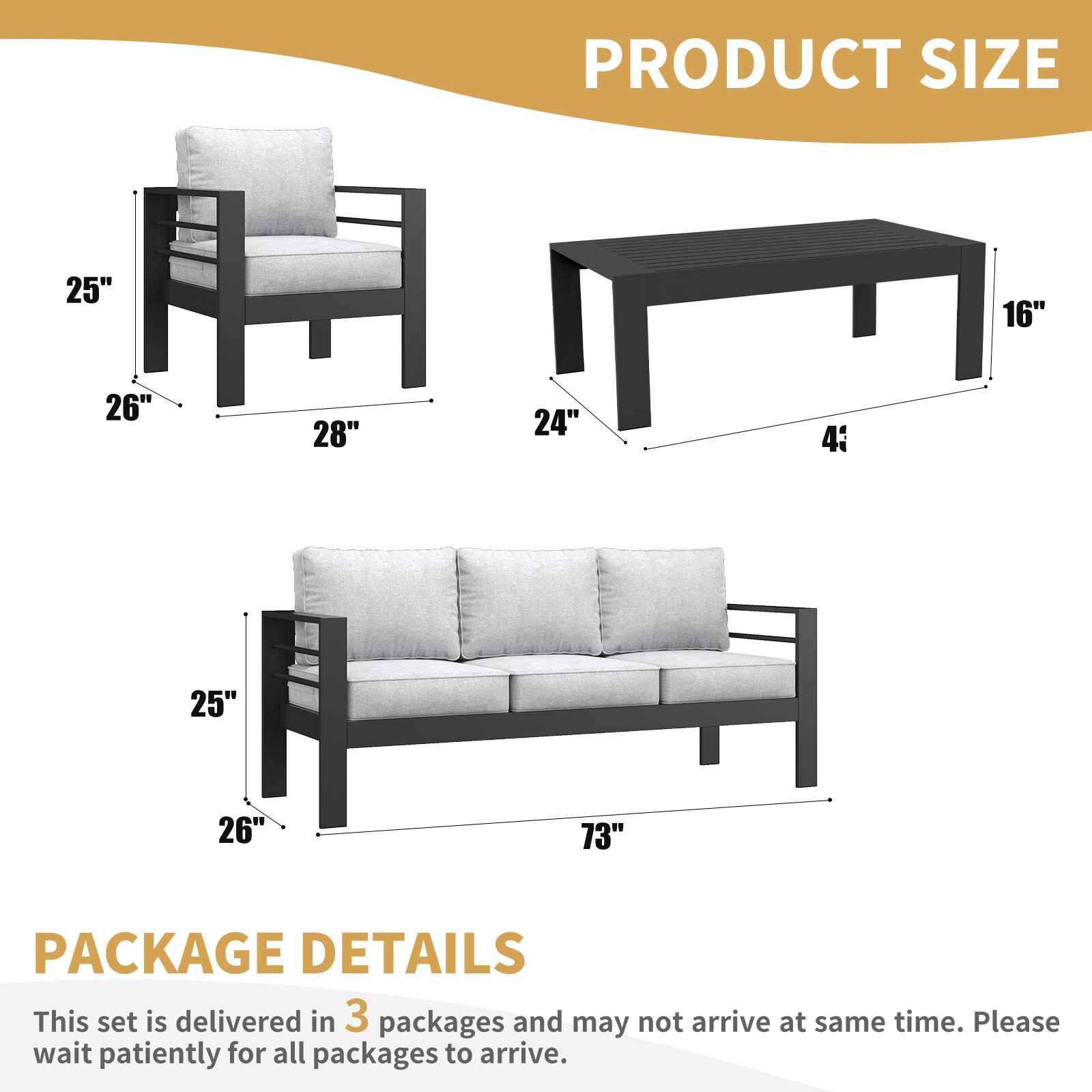 LayinSun WL5001-HE-3001 Patio-Conversation-Sets - View #7
