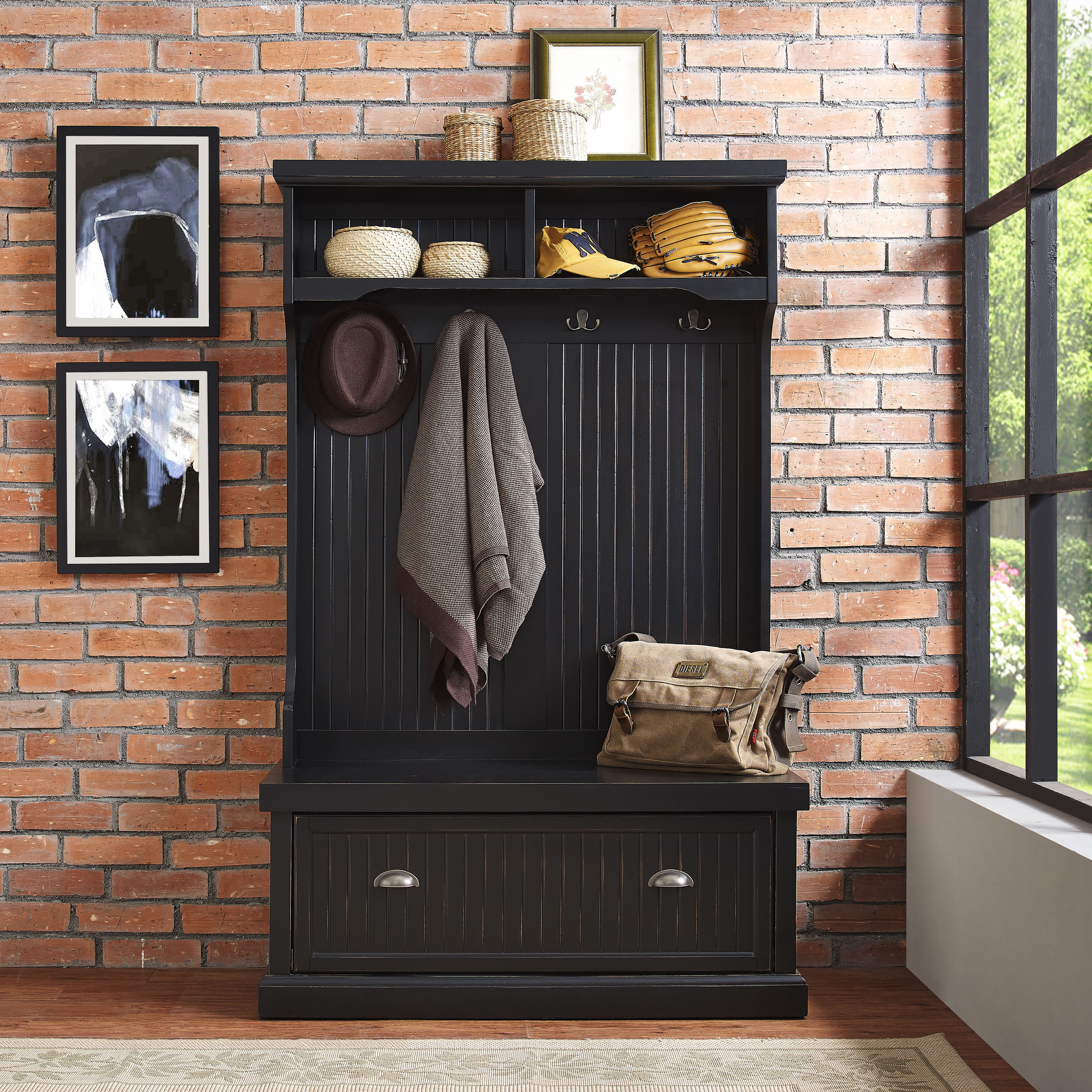 Crosley Furniture CF6006-BK Hall-Trees - View #8