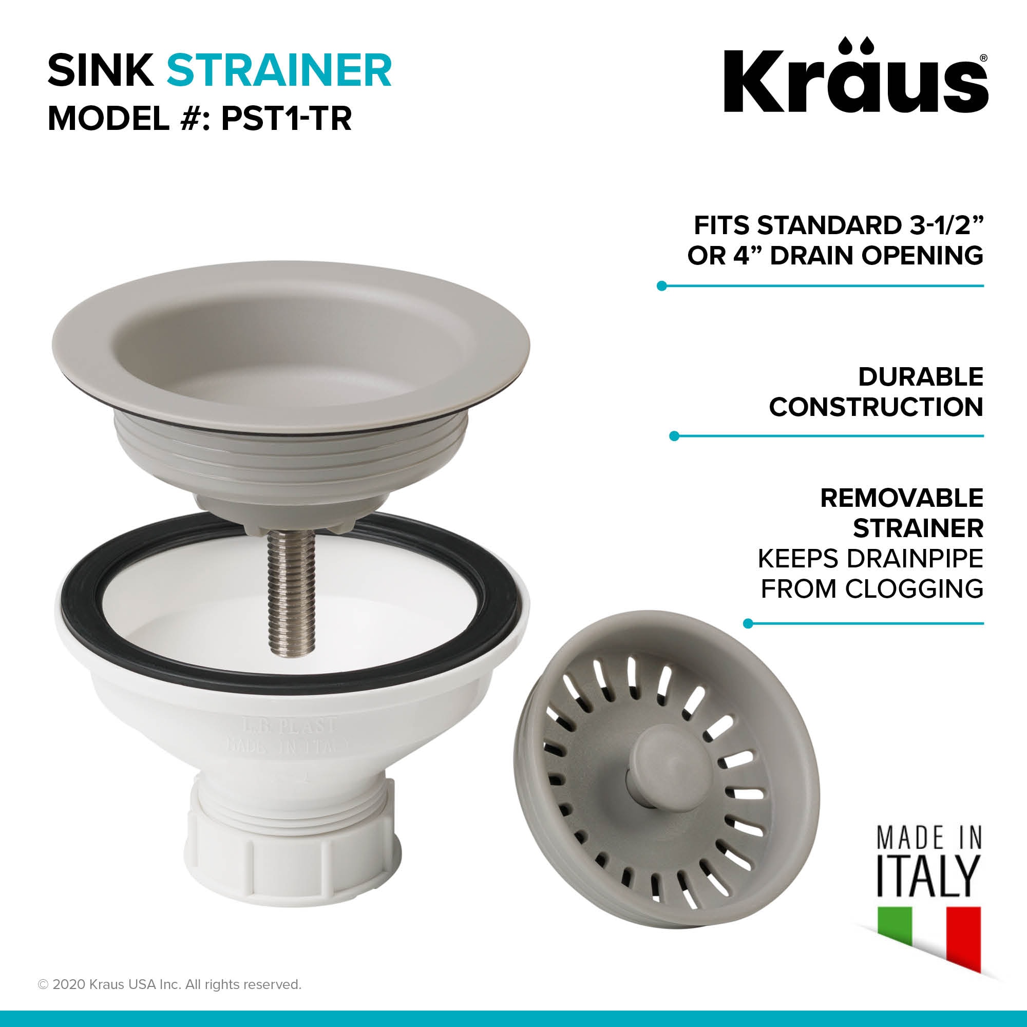 Kraus PST1-TR Kitchen-Sink-Strainers - View #2