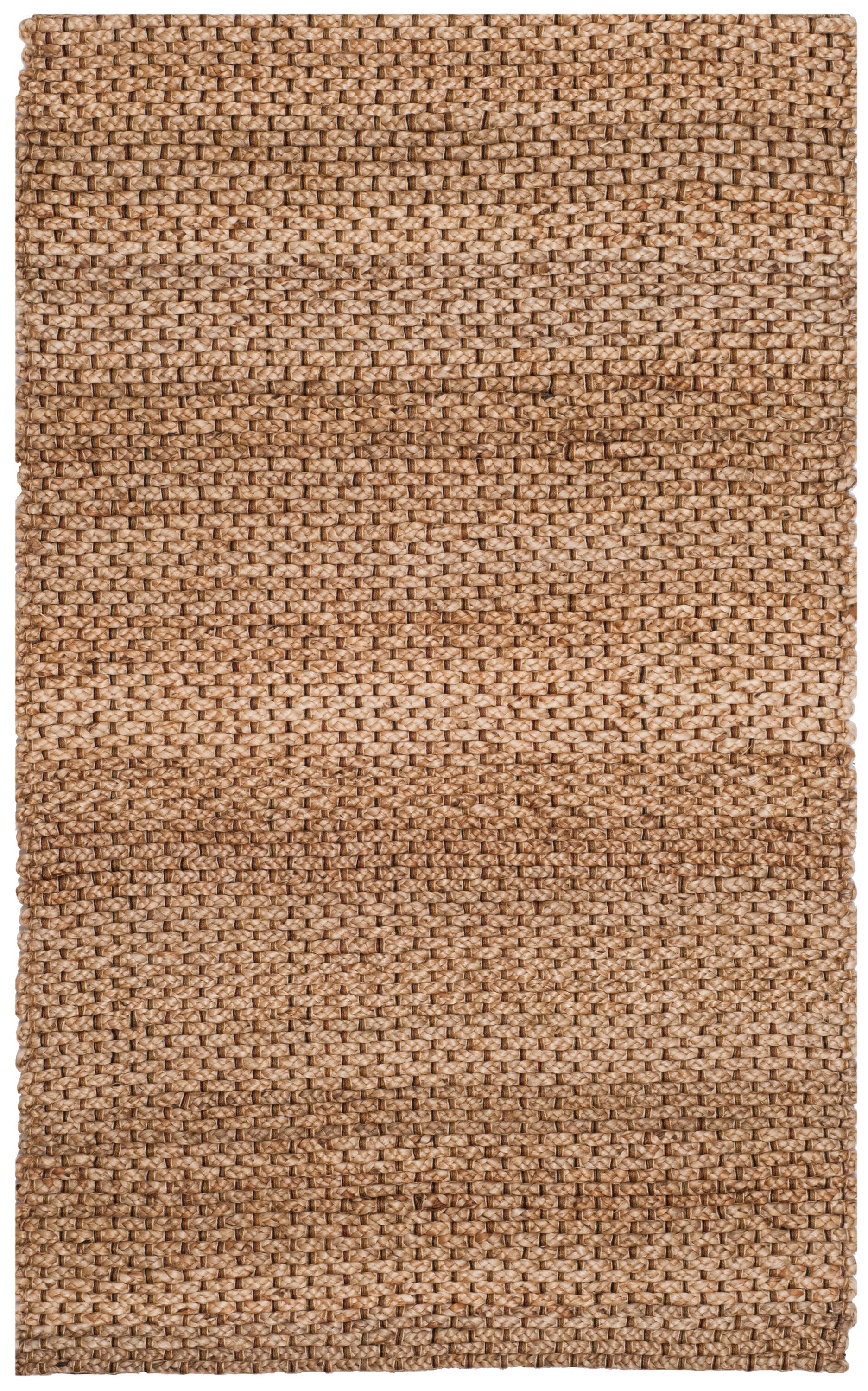 Natural Jute Flat Woven Reversible 3' x 5' Rug