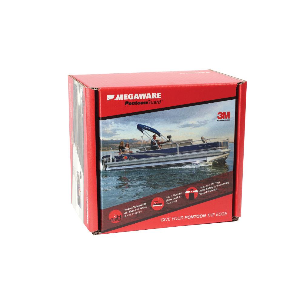 Megaware 30232 Pontoon Guard- Black, 32-ft