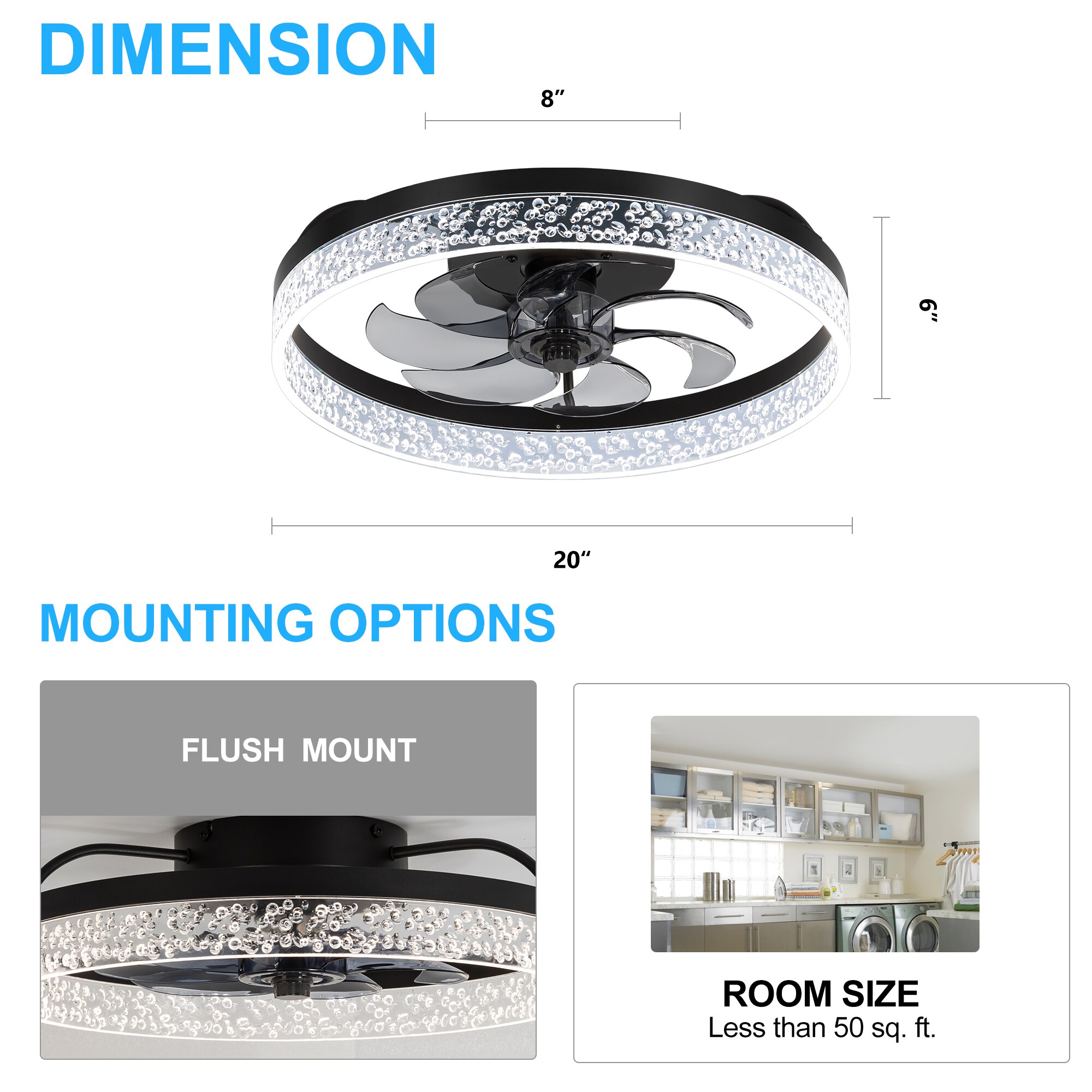 Breezary 33053-BK Ceiling-Fans - View #9