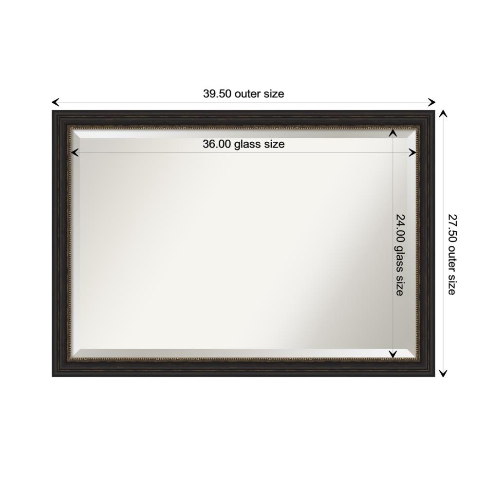 Amanti Art Accent Bronze Frame Collection 39.5-in x 27.5-in Bronze ...