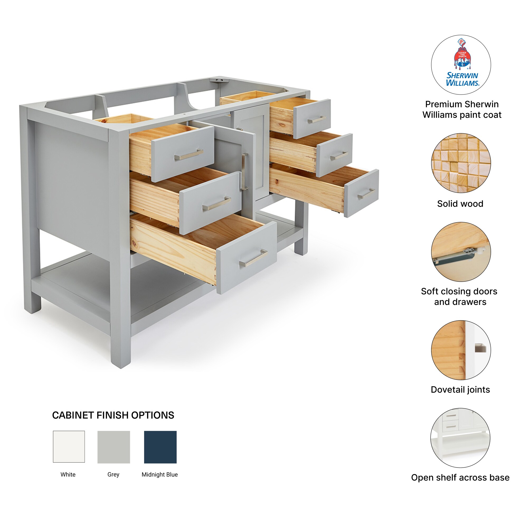 ARIEL S054S-BC-GRY vanities - View #4