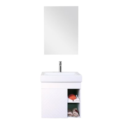 White Single Sink Bathroom Vanity, Foremost Kole Vanity
