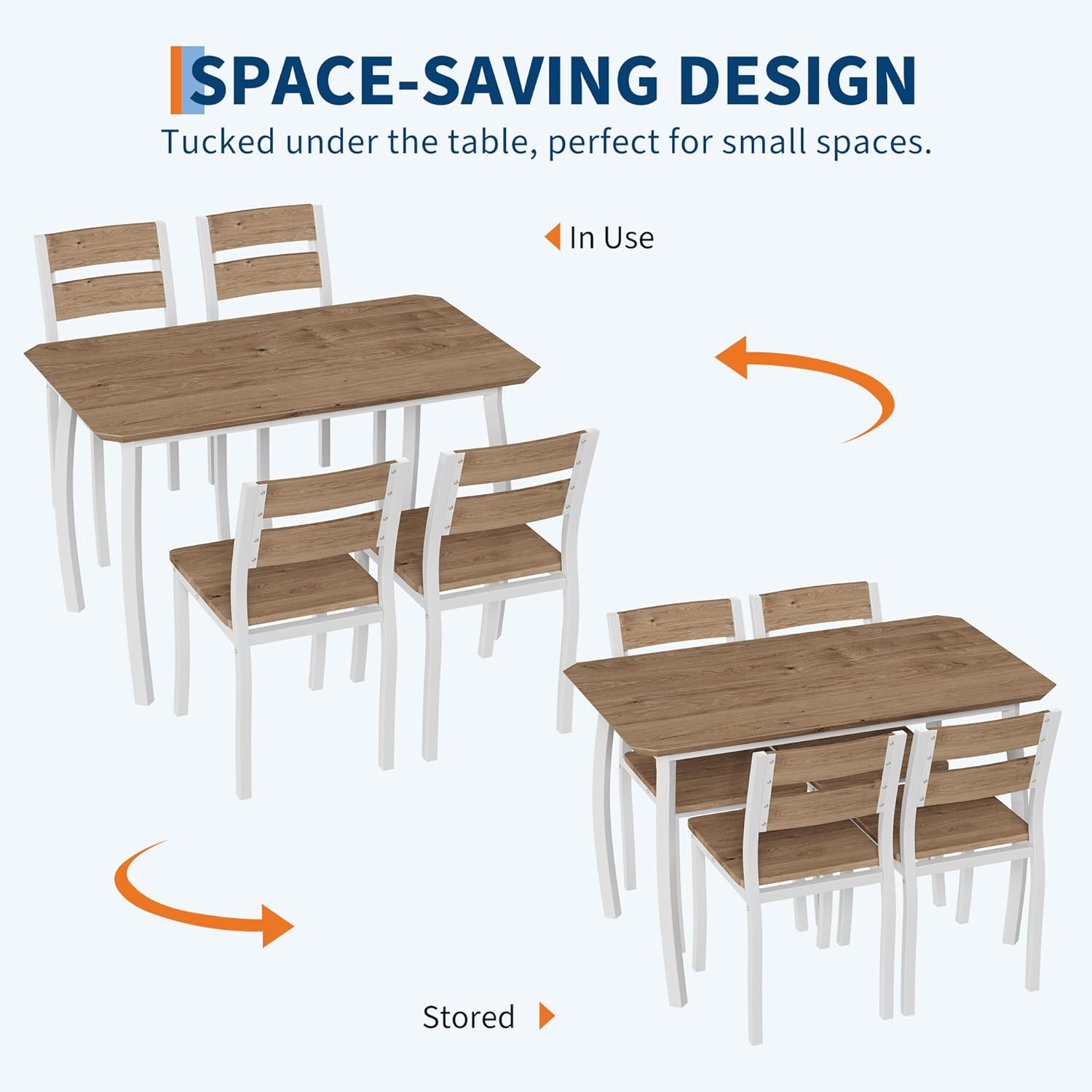Qeetex YJCJ-PHK-33WTC2R6 Dining-Tables - View #8