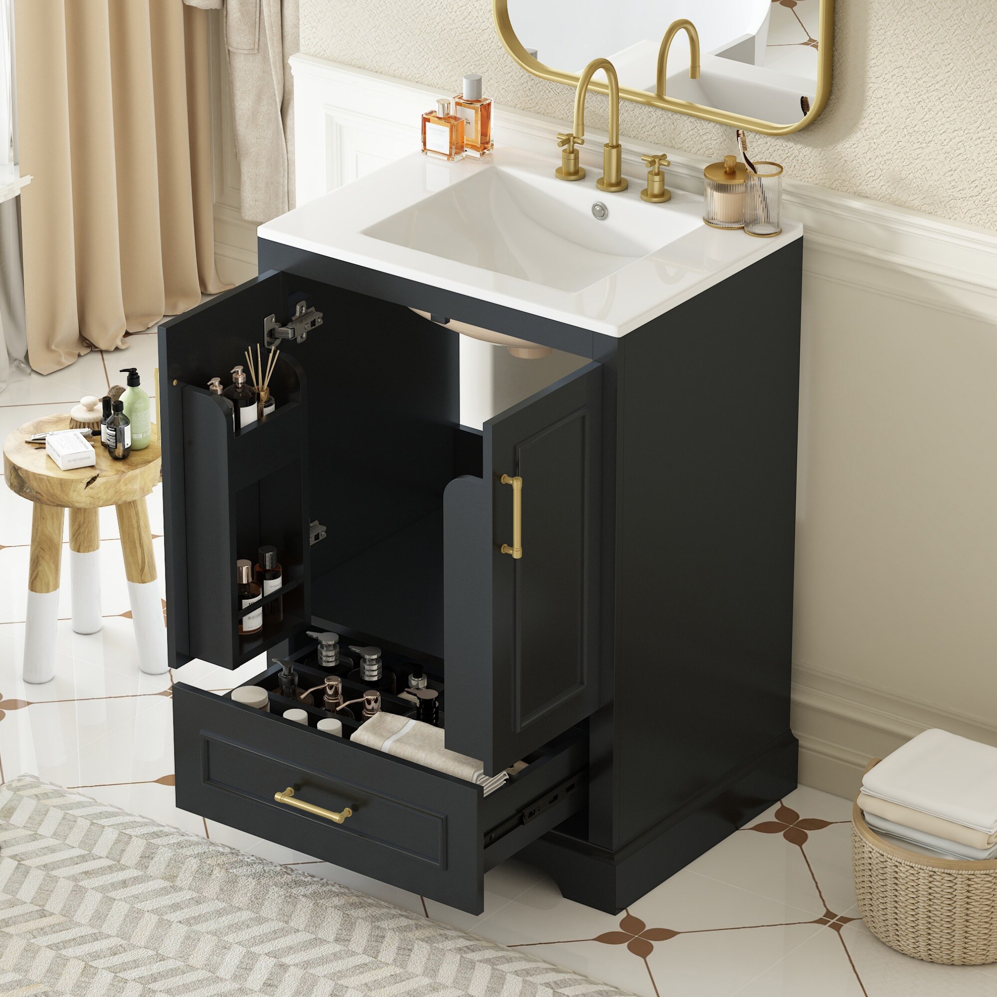 LOVMOR SFRN729P321378B Bath-Vanity-Combo - View #3