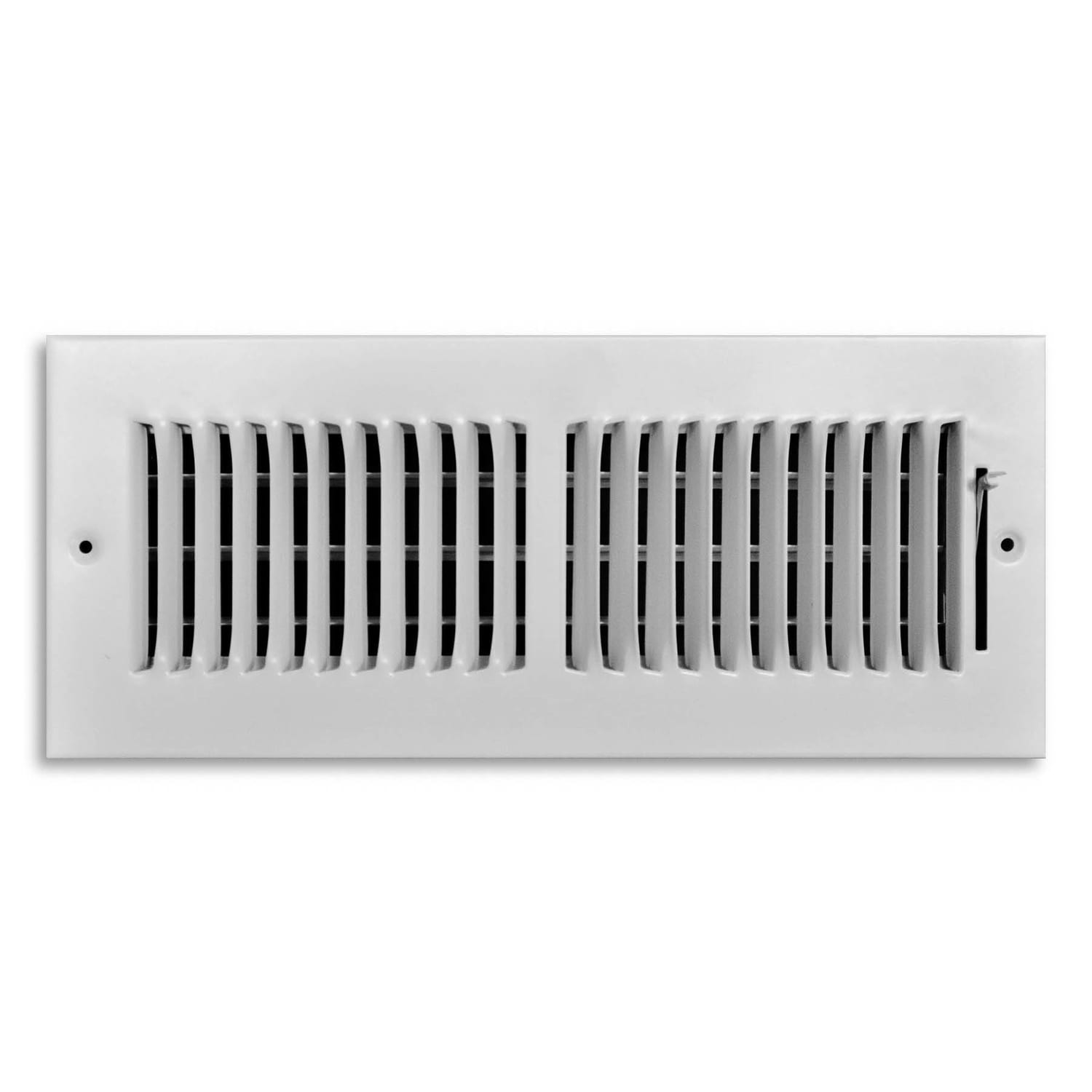 RectorSeal Tru Aire 4 in. H X 12 in. W 2 Way Powder Coat White Steel Wall/Ceiling Register #C102M12X04