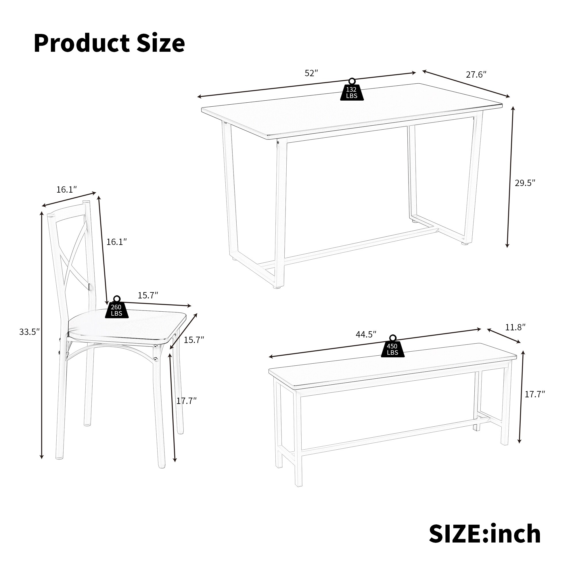 Bybafun YC9900049 Dining-Sets - View #5