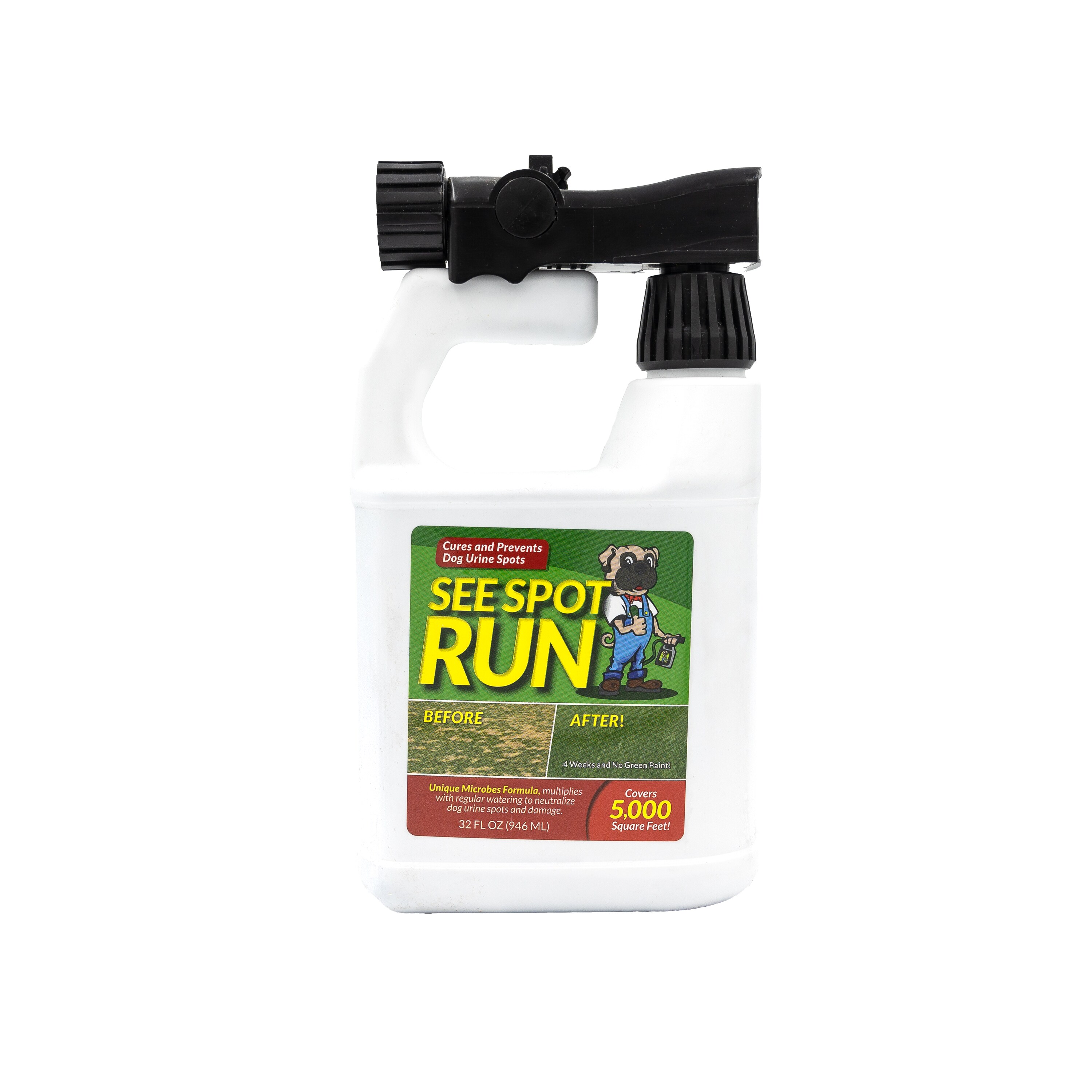 Turf Perk See Spot Run 32-oz 5000-sq ft Natural Fast Release All Purpose Lawn Starter Fertilizer #SSR32