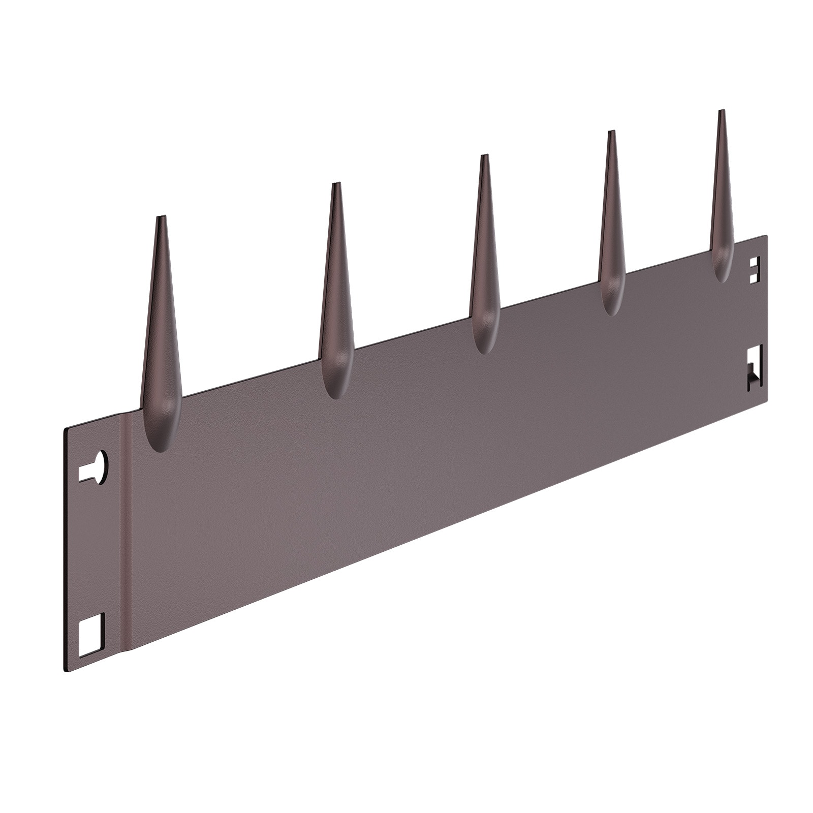 SVOPES SVOPESDXGJSPZ11894V0 16.25-ft x 0.06-in Steel Landscape Edging 5 -Pack Brown Steel Landscape edging section