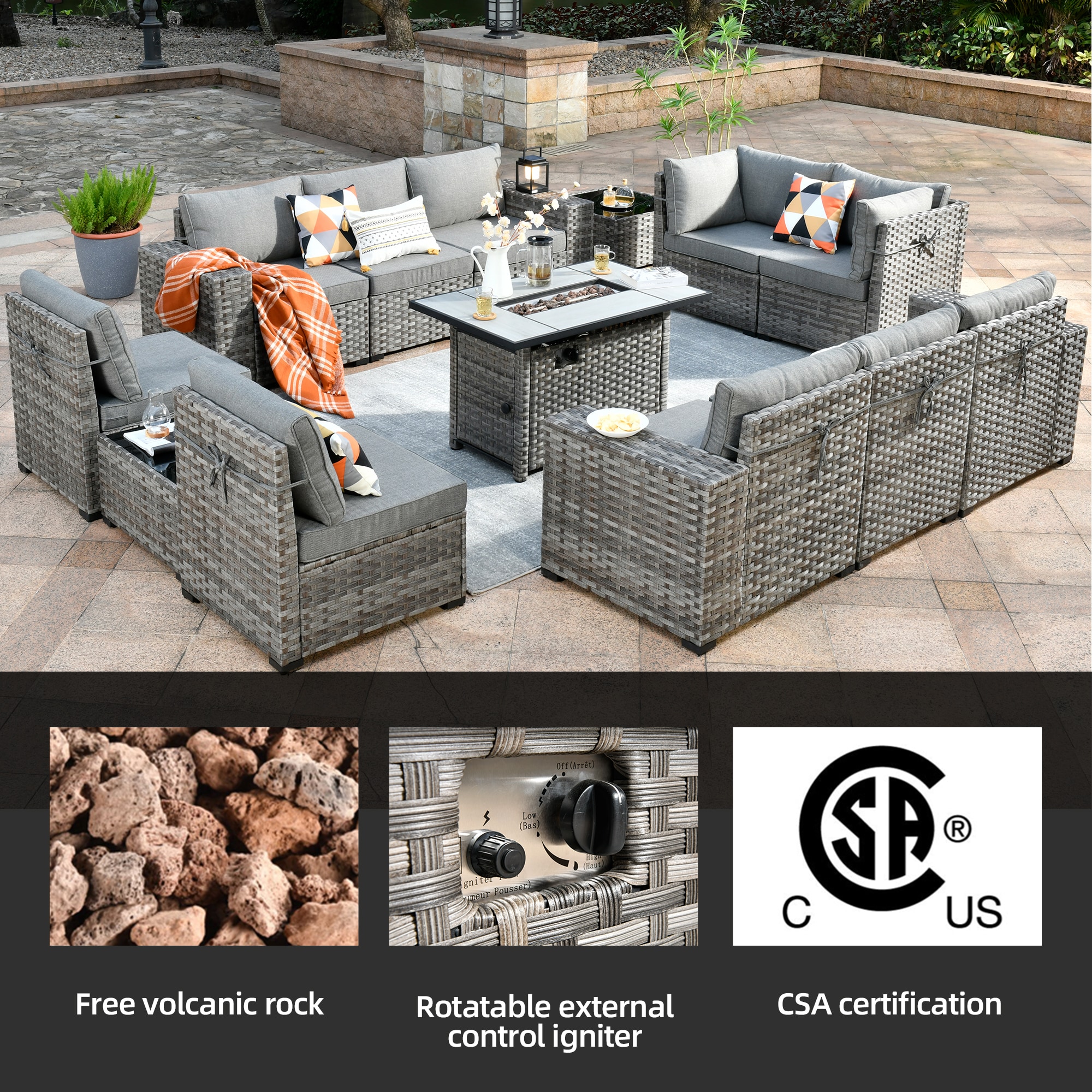 Ovios RFPRS504 Patio-Conversation-Sets - View #5