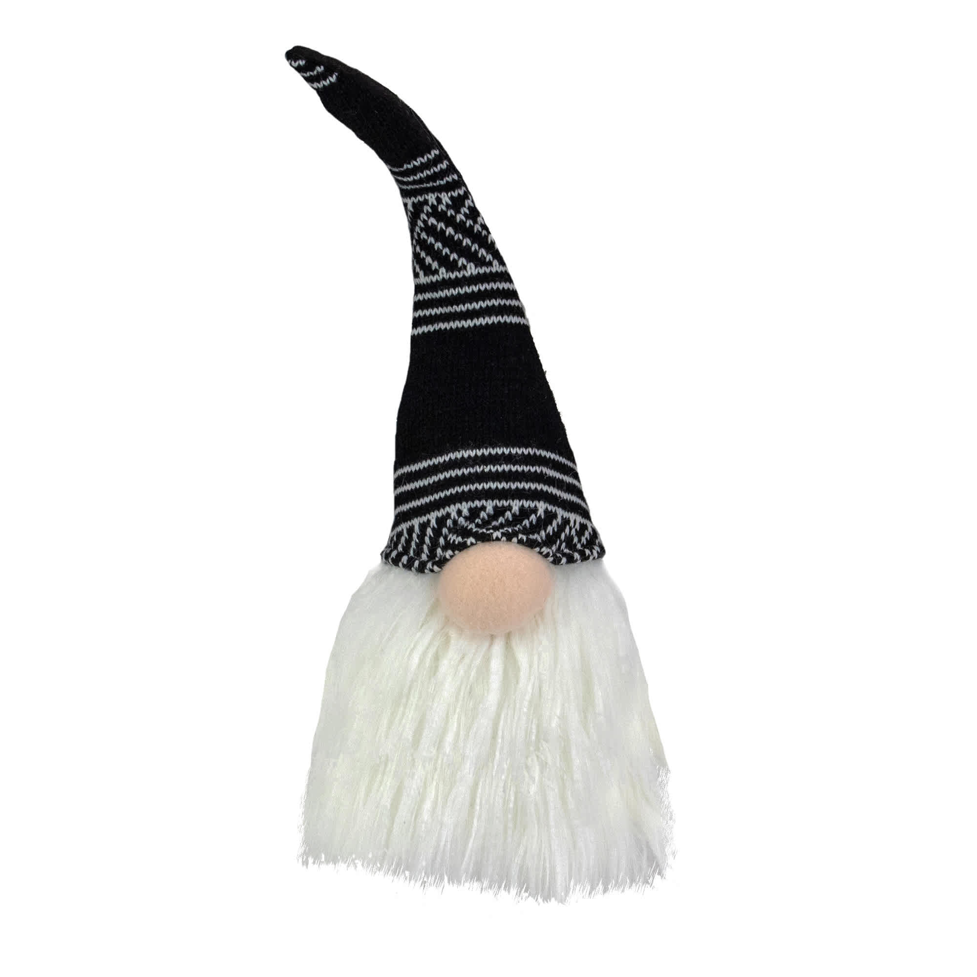 Northlight Plush Sitting Christmas Gnome with Long Beard Decoration ...