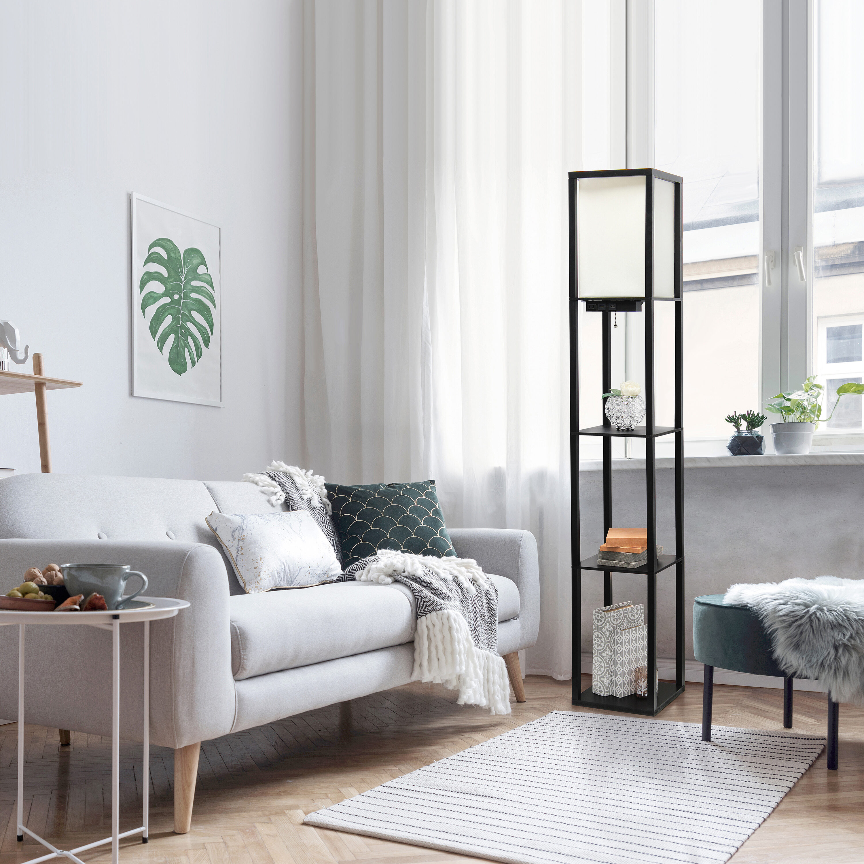 Simple Designs LF5000-BLK floorlamps - View #6